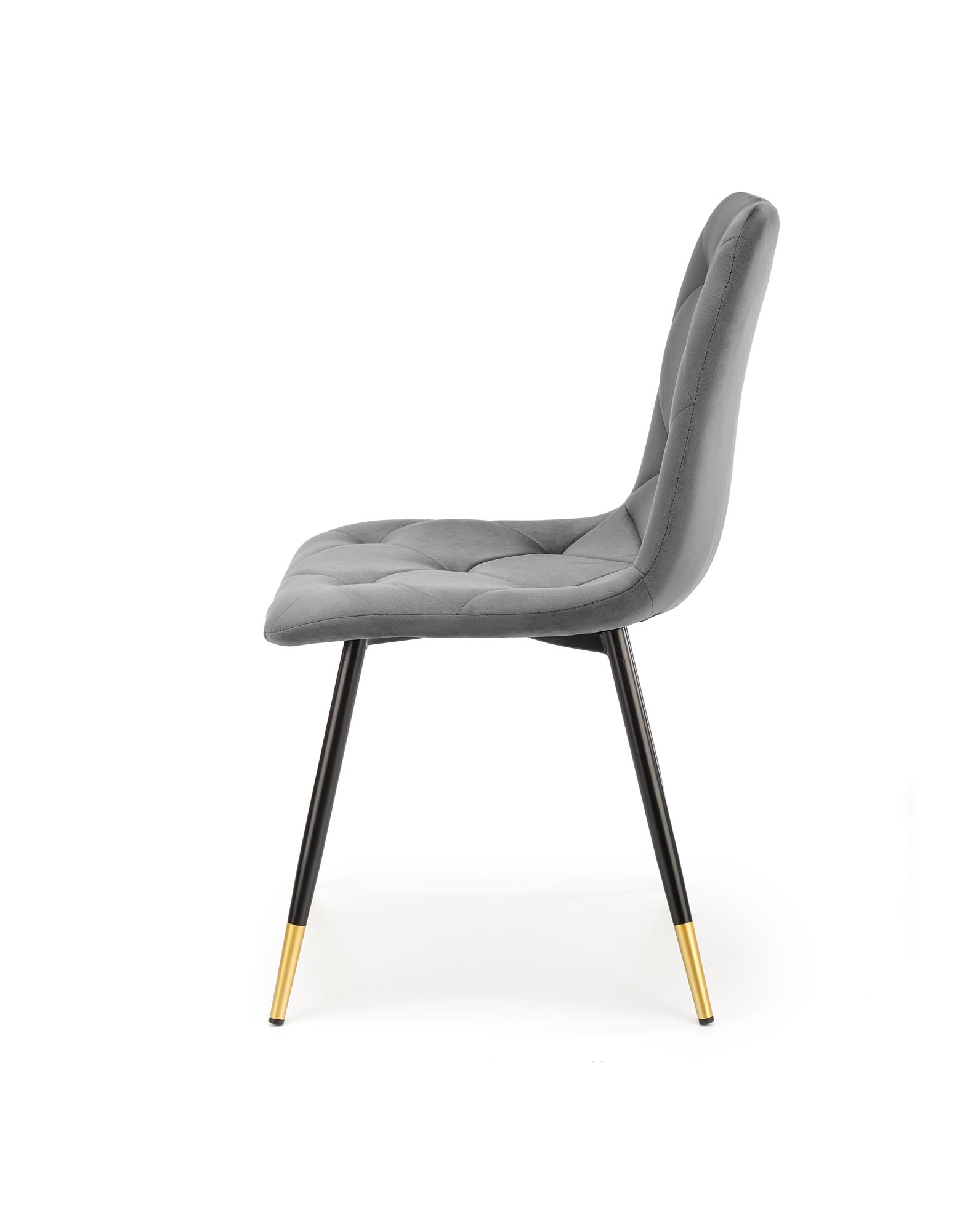 Nowoczesne krzesło tapicerowane K438 - popielaty nowoczesne krzesło tapicerowane k438 - popielaty