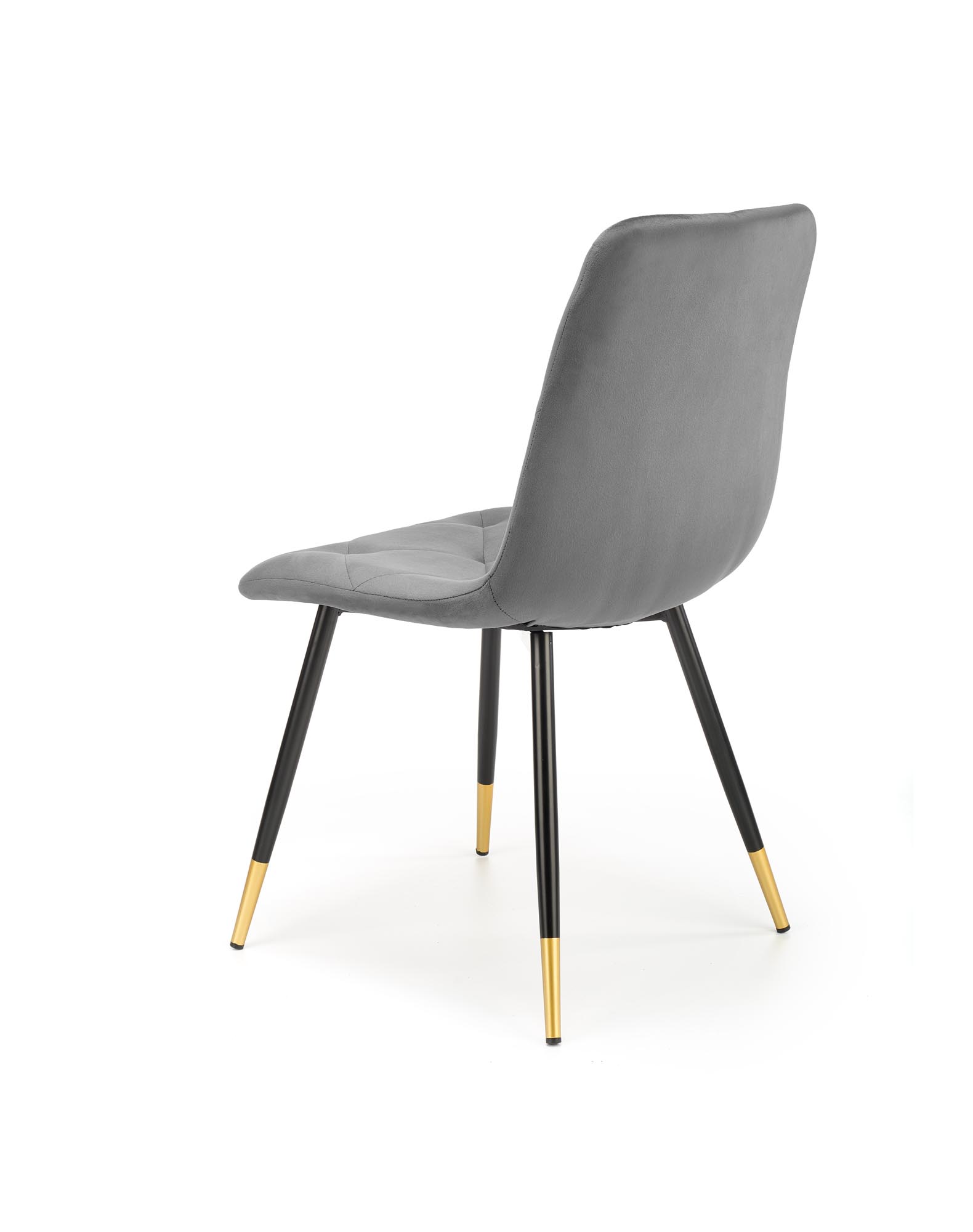 Nowoczesne krzesło tapicerowane K438 - popielaty nowoczesne krzesło tapicerowane k438 - popielaty