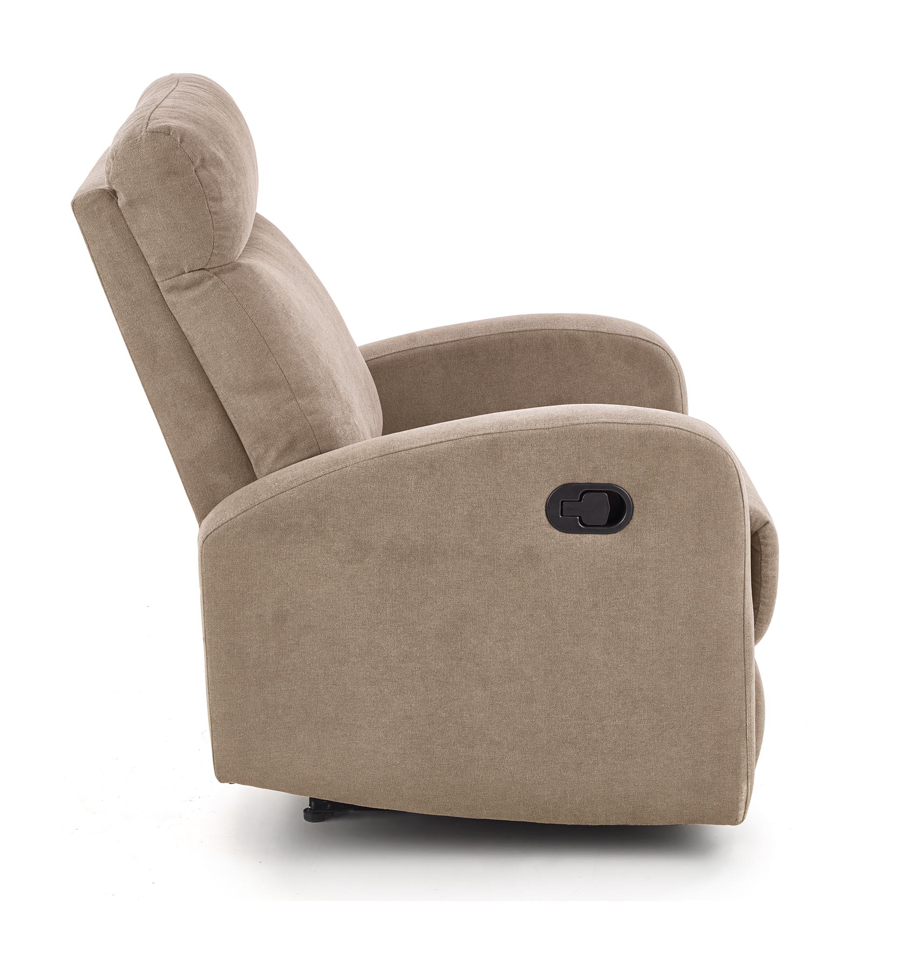 Rozkładany fotel wypoczynkowy Oslo 1S - beżowy rozkładany fotel wypoczynkowy oslo 1s - beżowy