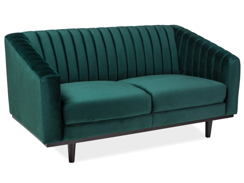 Sofa Volt zielony bluvel 78/wenge  sofa wypoczynkowa 