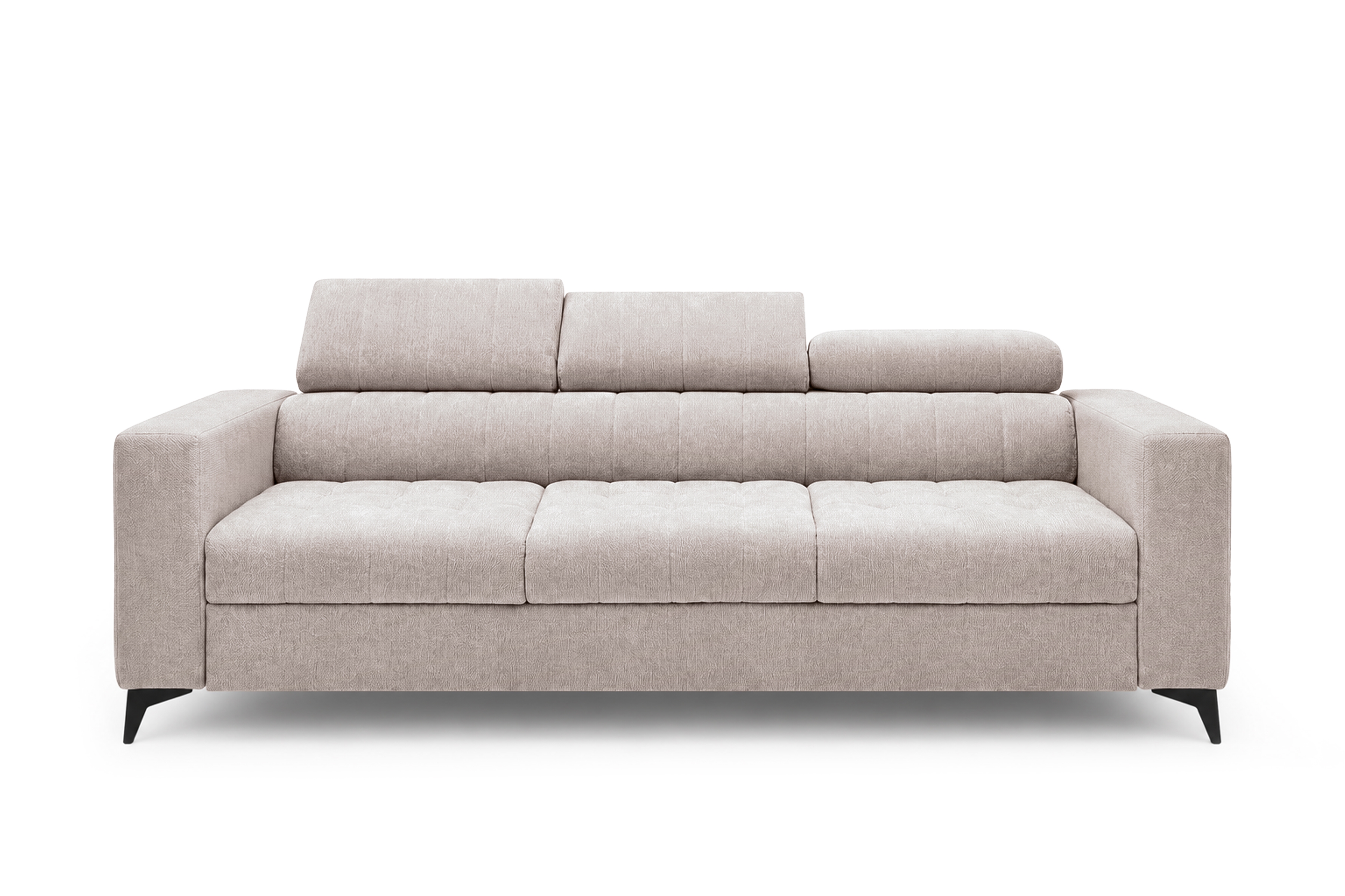 Sofa Nardo z funkcją spania - beżowy szenil Vibe 08