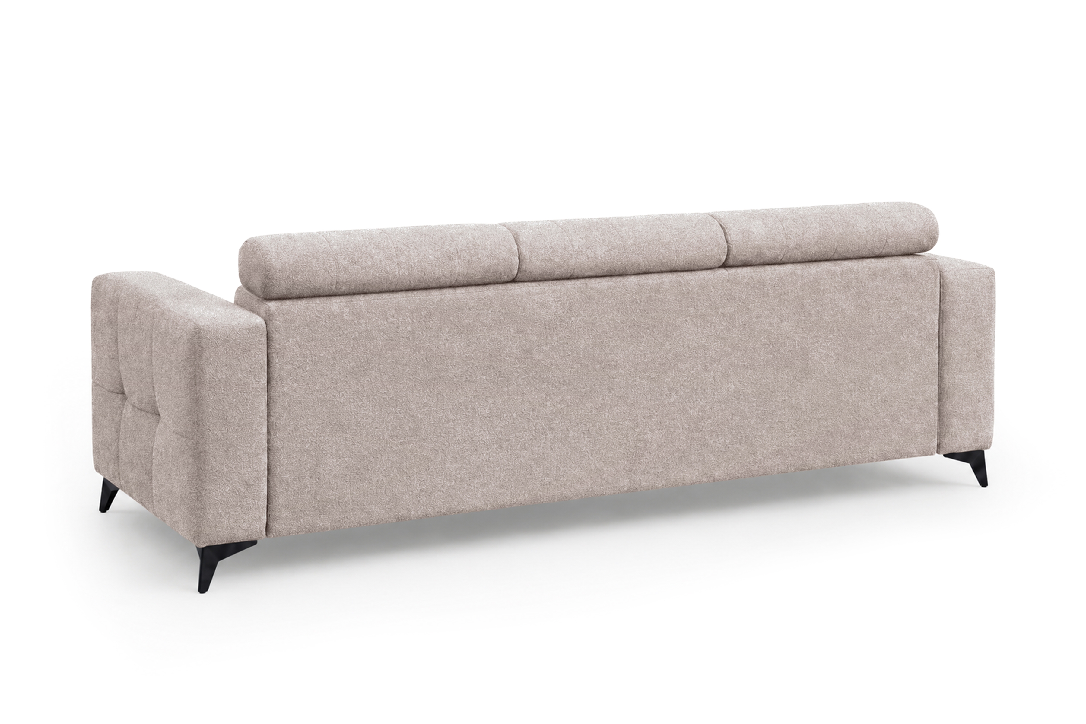 Sofa Nardo z funkcją spania - beżowy szenil Vibe 08