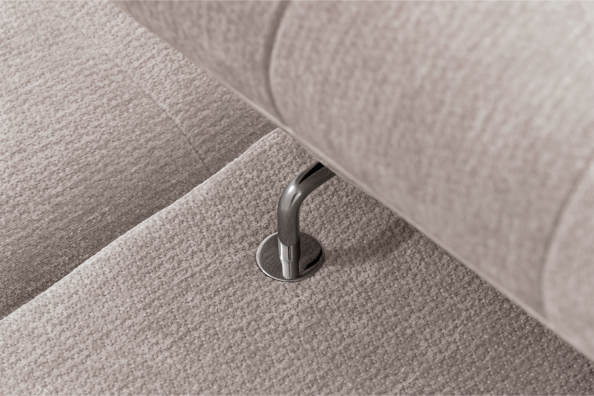 Sofa Nardo z funkcją spania - beżowy szenil Vibe 08