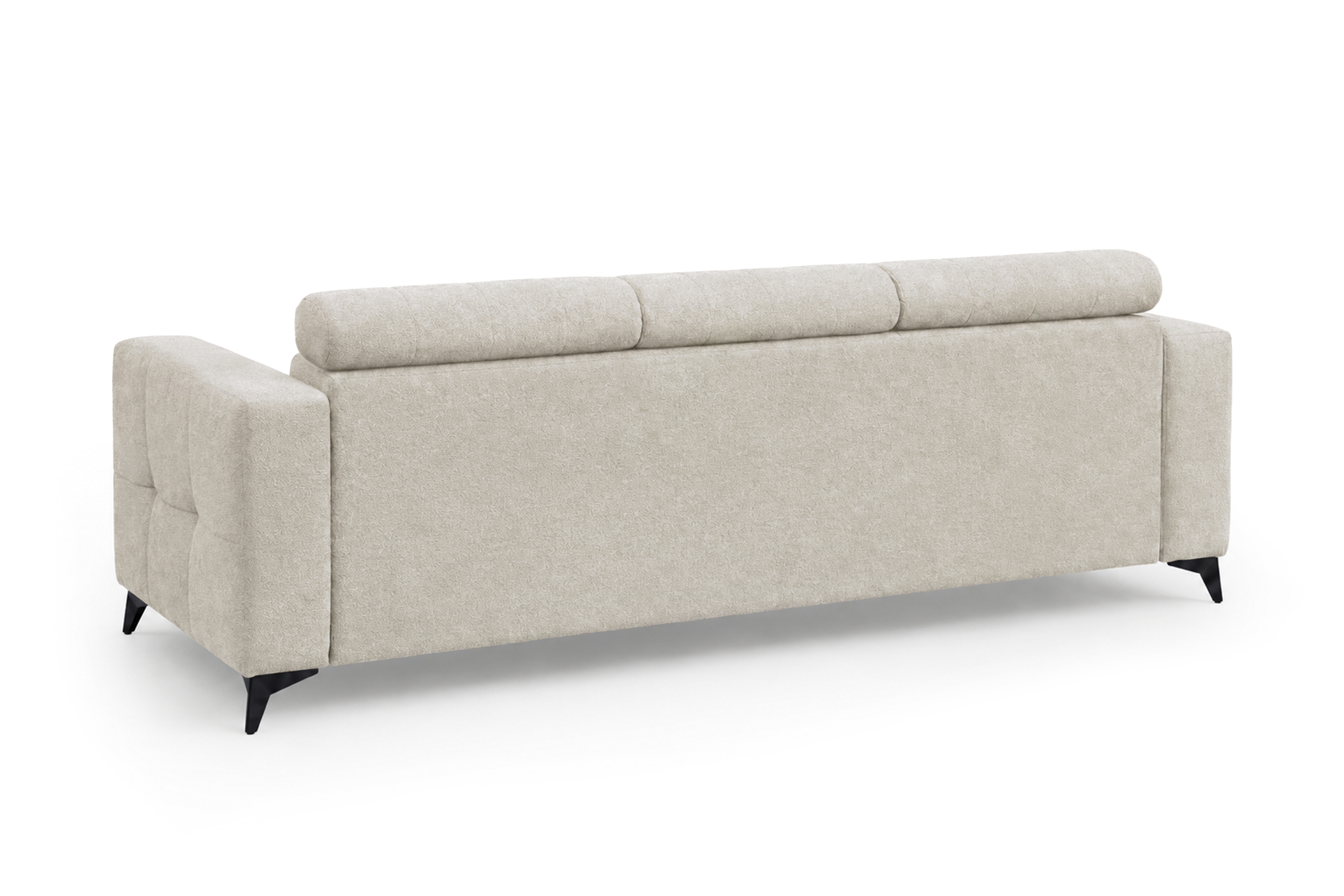 Sofa Nardo z funkcją spania - jasny beżowy szenil Vibe 06