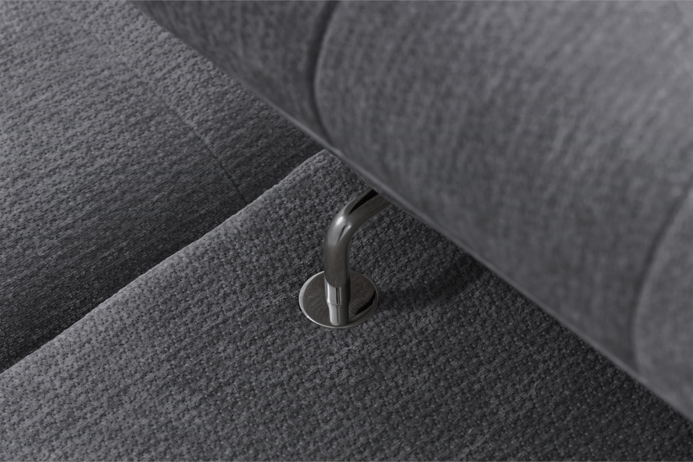 Sofa Nardo z funkcją spania - szary szenil Vibe 95