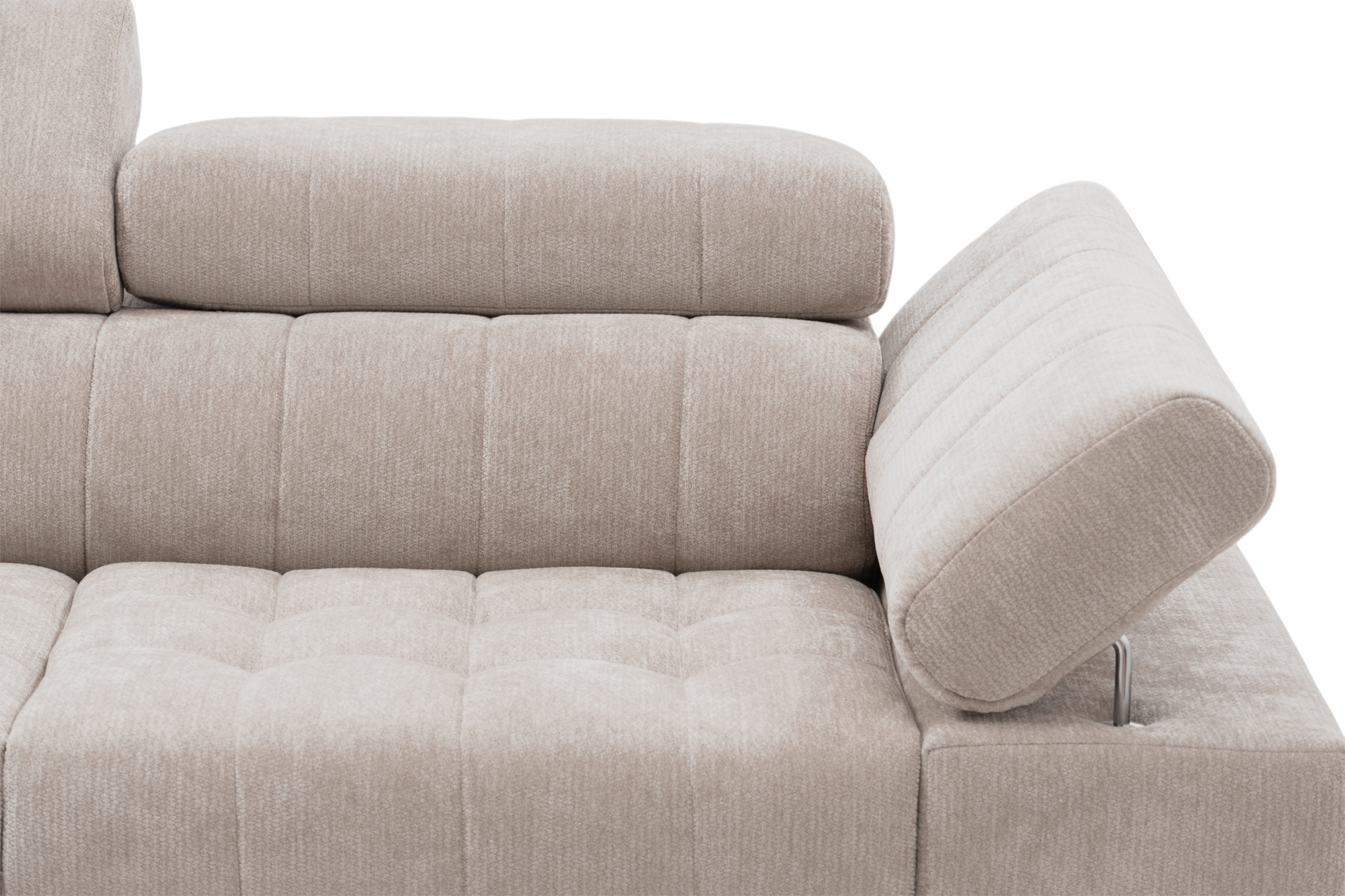 Sofa trzyosobowa Tyrion z funkcją spania - beżowy szenil Vibe 08