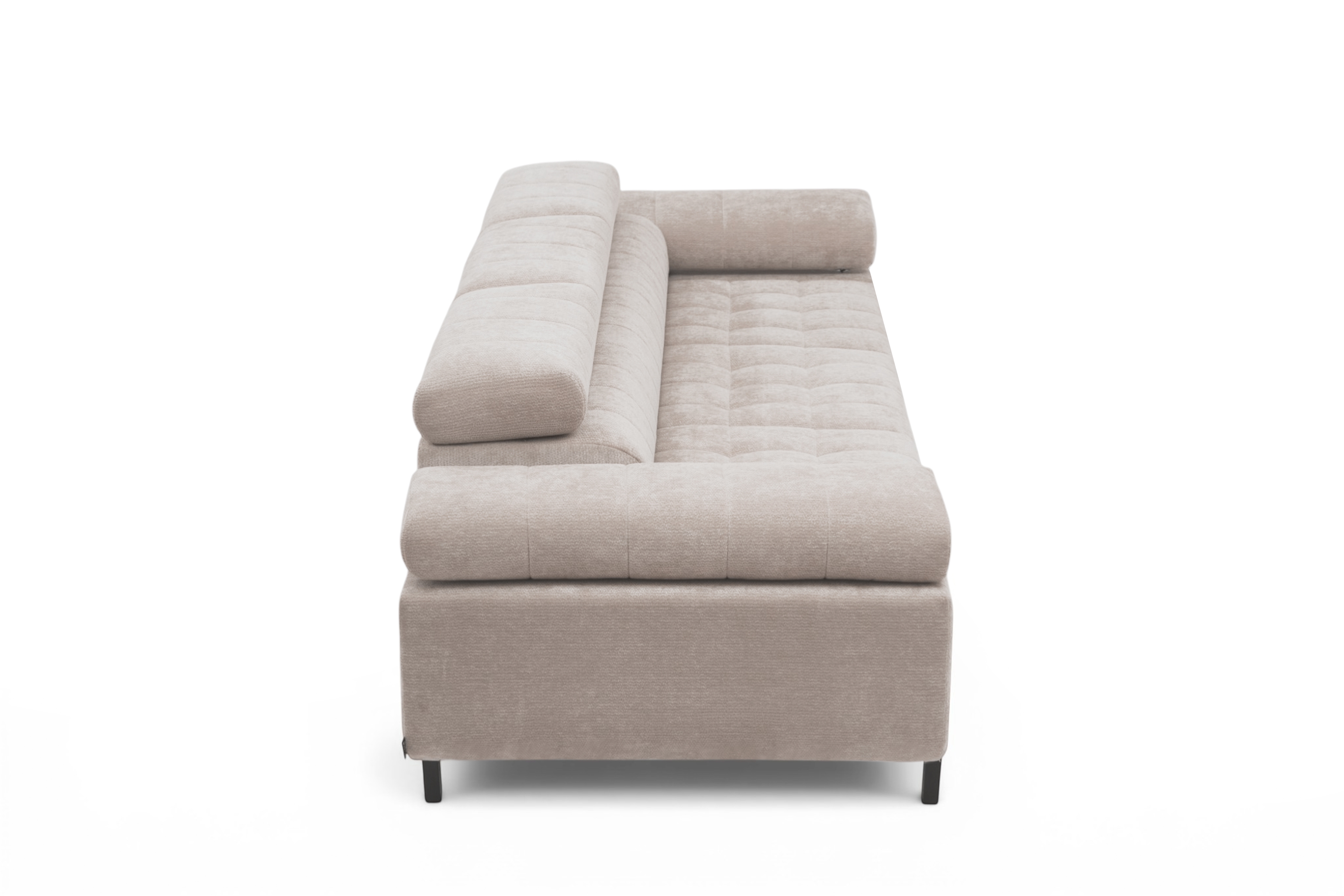 Sofa trzyosobowa Tyrion z funkcją spania - beżowy szenil Vibe 08