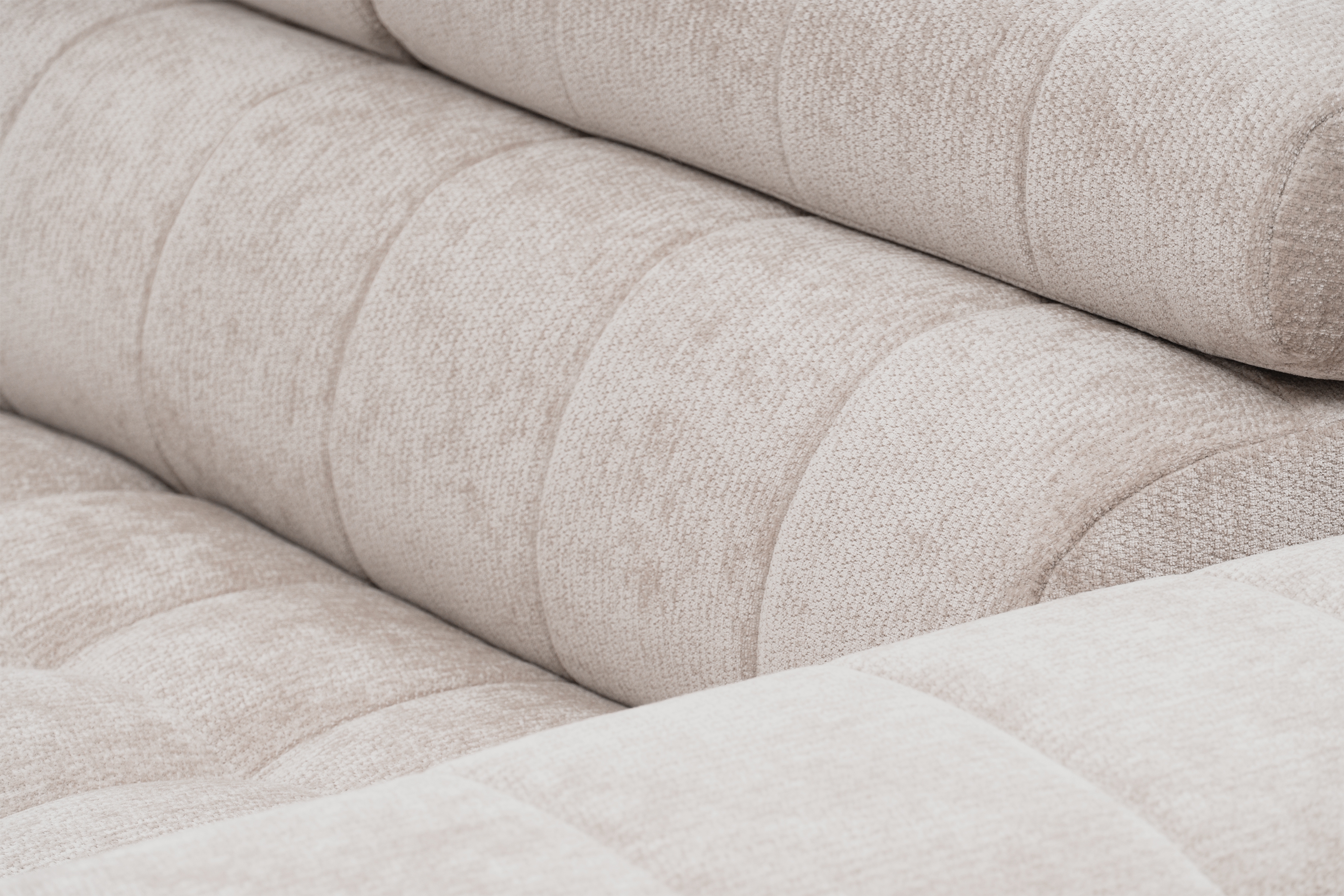 Sofa trzyosobowa Tyrion z funkcją spania - beżowy szenil Vibe 08