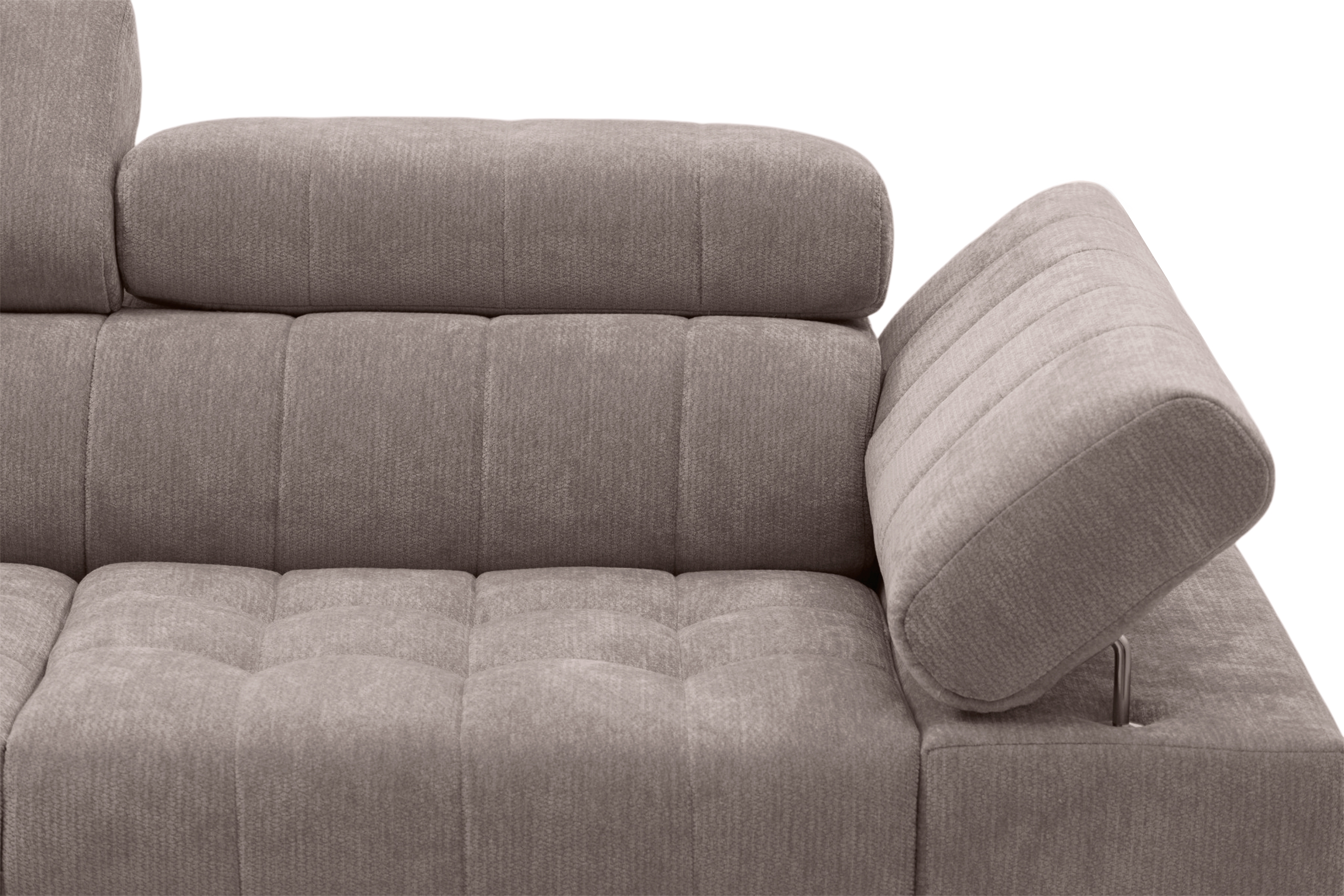 Sofa trzyosobowa Tyrion z funkcją spania - brązowy szenil Vibe 21