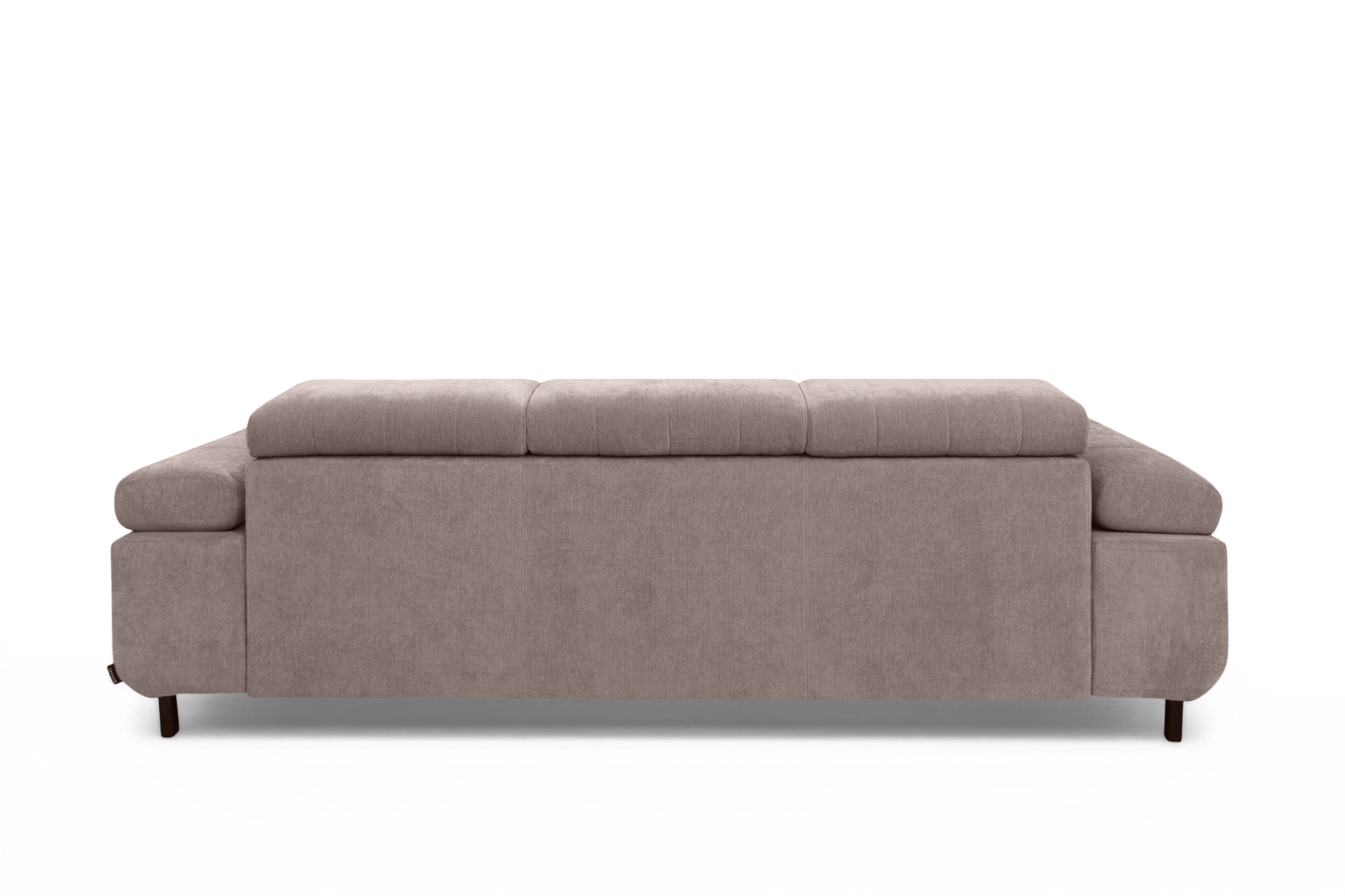 Sofa trzyosobowa Tyrion z funkcją spania - brązowy szenil Vibe 21