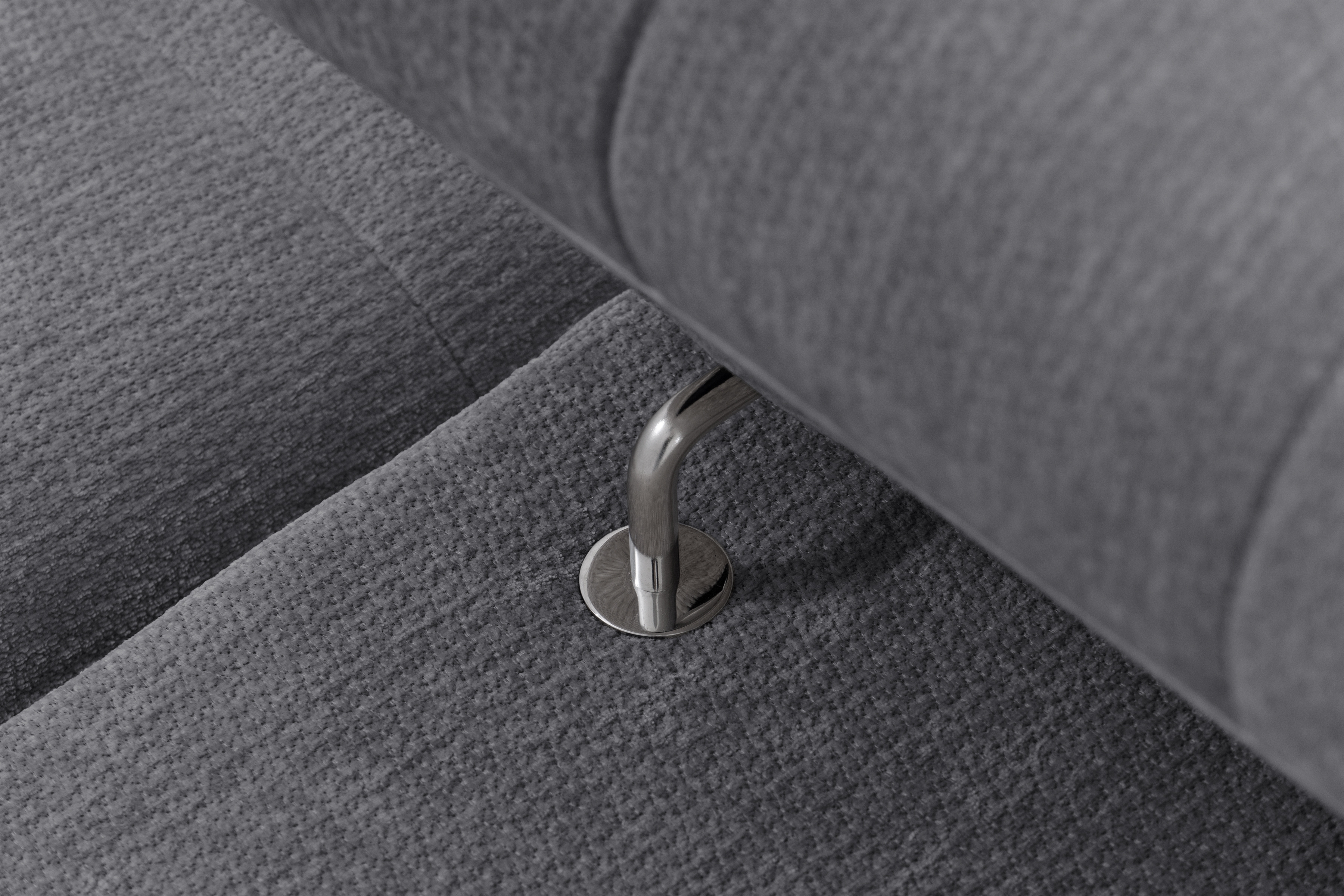 Sofa trzyosobowa Tyrion z funkcją spania - szary szenil Vibe 95