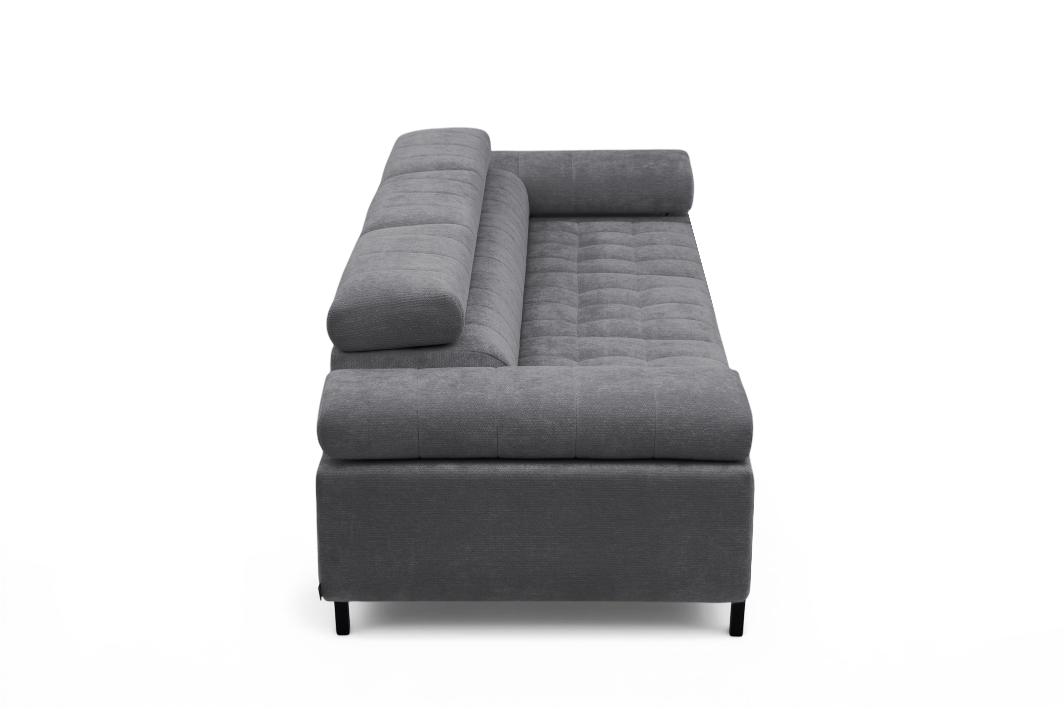 Sofa trzyosobowa Tyrion z funkcją spania - szary szenil Vibe 95