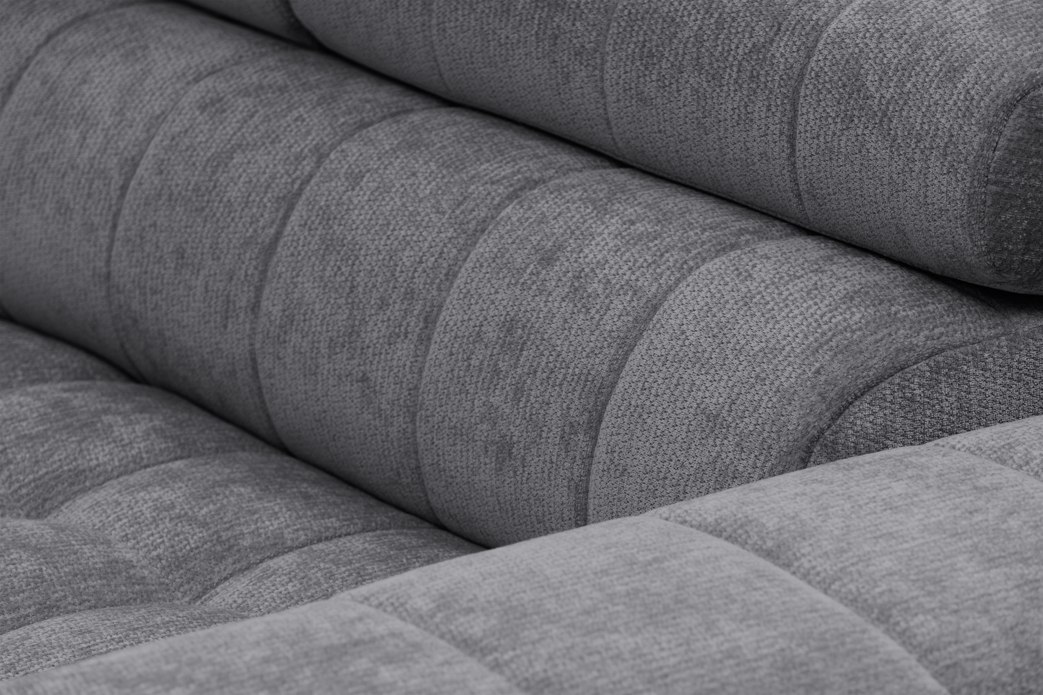 Sofa trzyosobowa Tyrion z funkcją spania - szary szenil Vibe 95