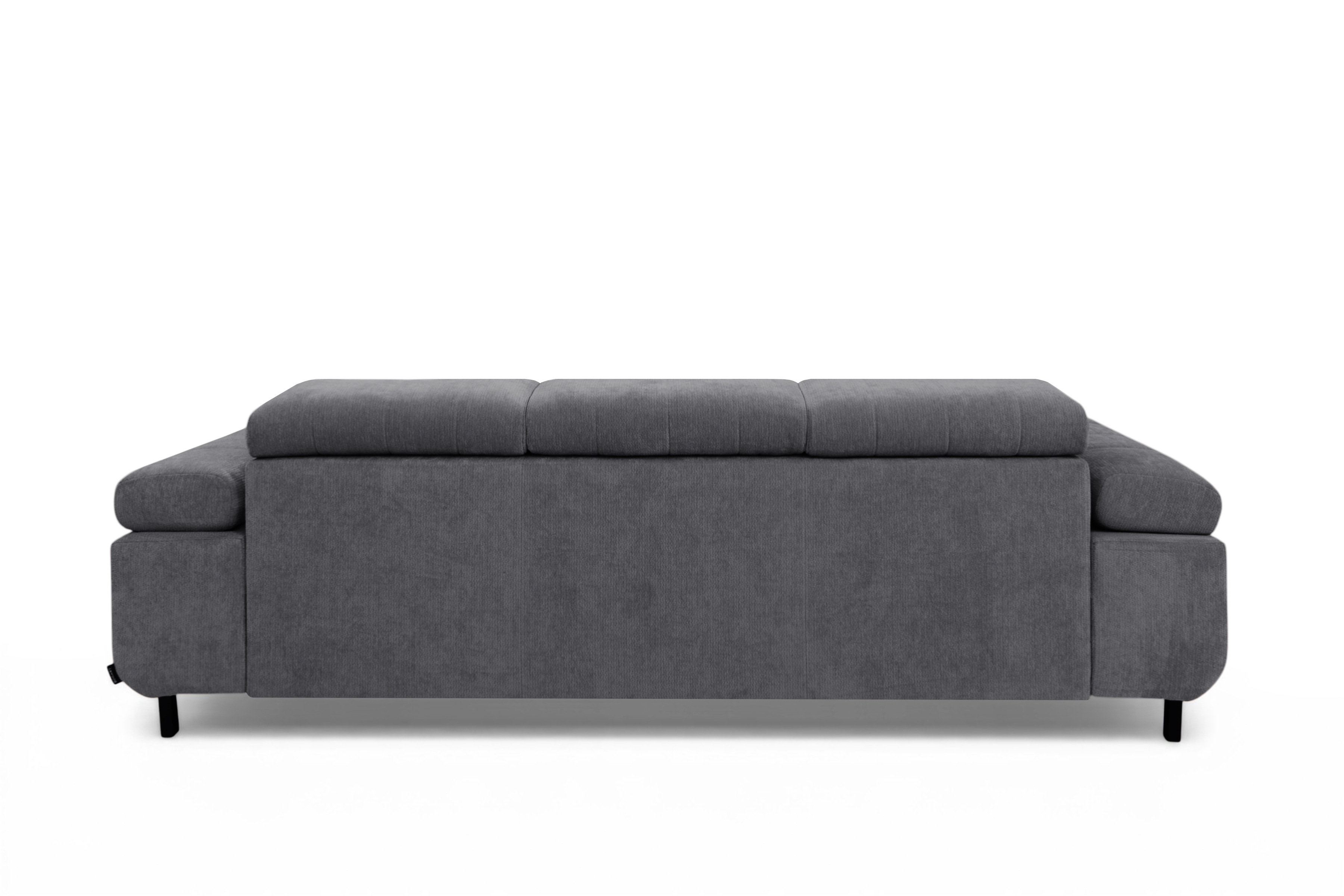 Sofa trzyosobowa Tyrion z funkcją spania - szary szenil Vibe 95