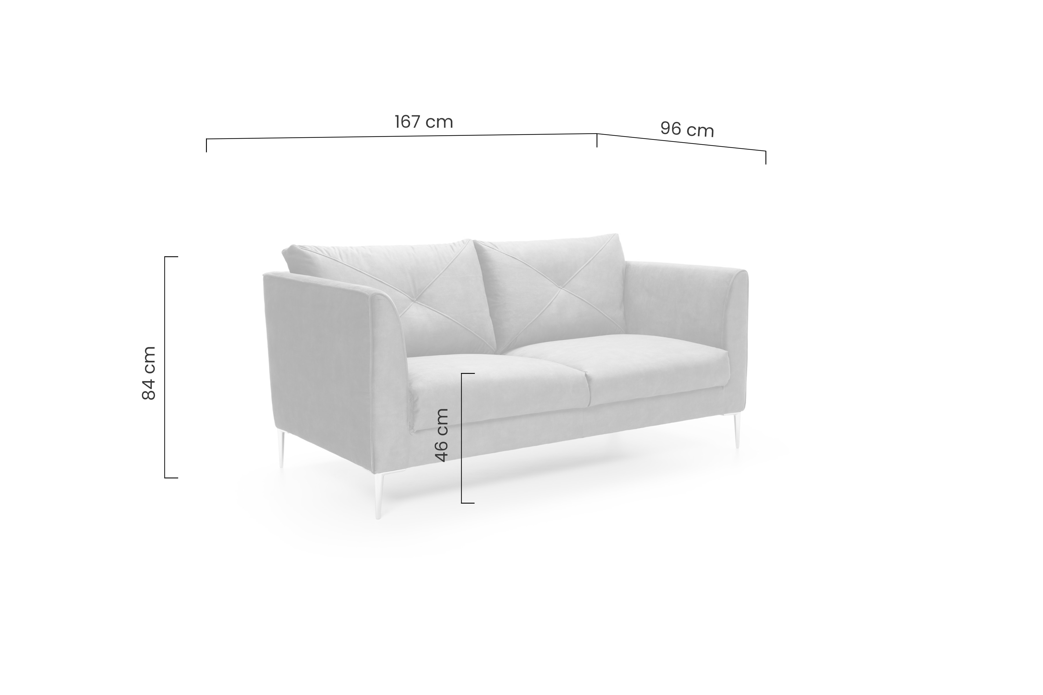 Sofa wypoczynkowa Farina dwuosobowa