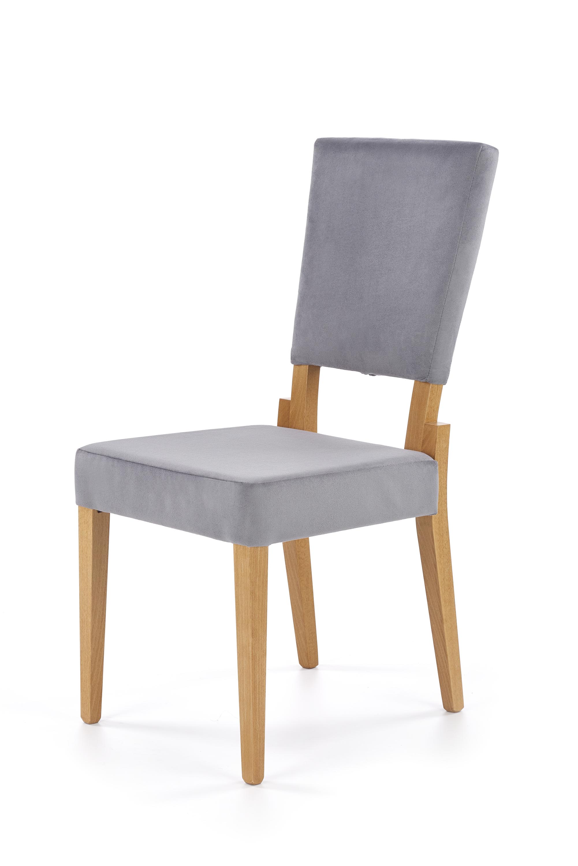 SORBUS krzesło, tapicerka - popielaty, nogi - dąb miodowy sorbus krzesło, tapicerka - popielaty, nogi - dąb miodowy