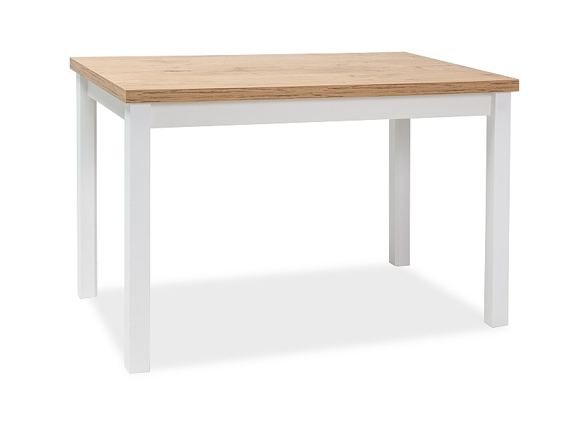 Stół standardowy Adam 100x60 cm - dąb lancelot / biały  Stół standardowy Adam 100x60 cm - dąb lancelot / biały 