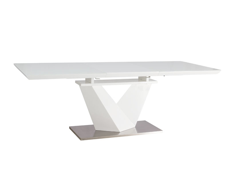 Stół rozkładany Alaras III 160-220x90 - biały  Stół rozkładany Alaras III 160-220x90 - biały 