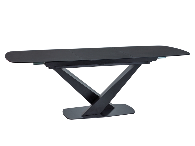 Stół rozkładany Cassino I - czarny mat  stół rozkładany cassino i - czarny mat 