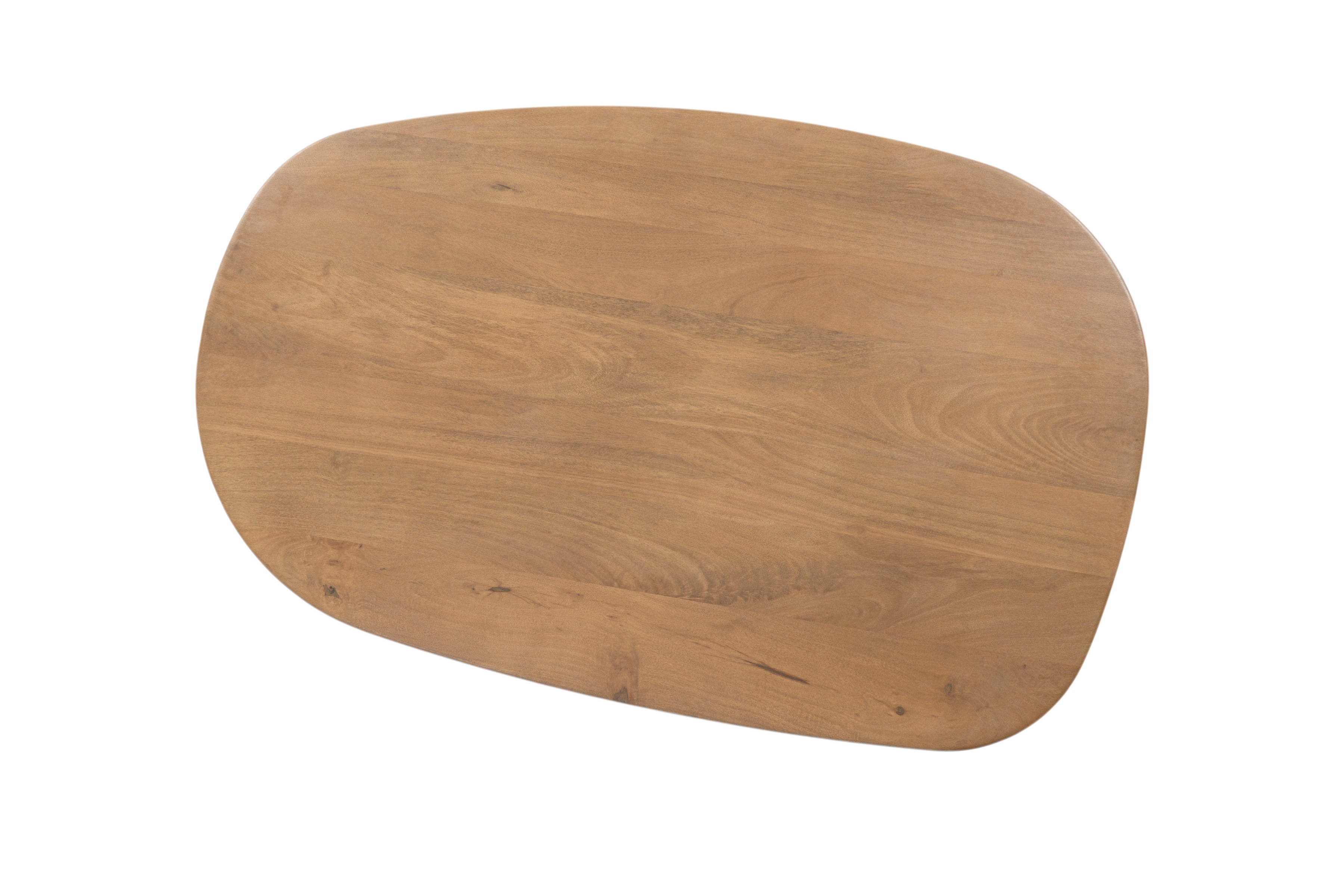 Stolik kawowy Moku owalny 110x70 cm - drewno mango Naturalny