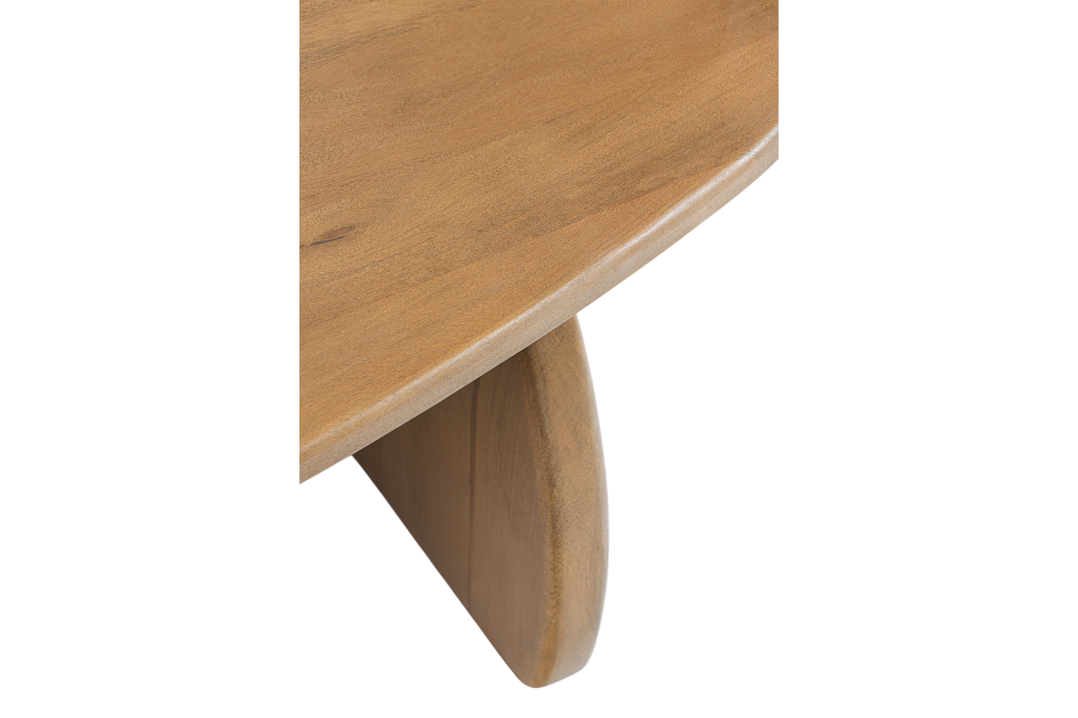 Stolik kawowy Moku owalny 110x70 cm - drewno mango Naturalny