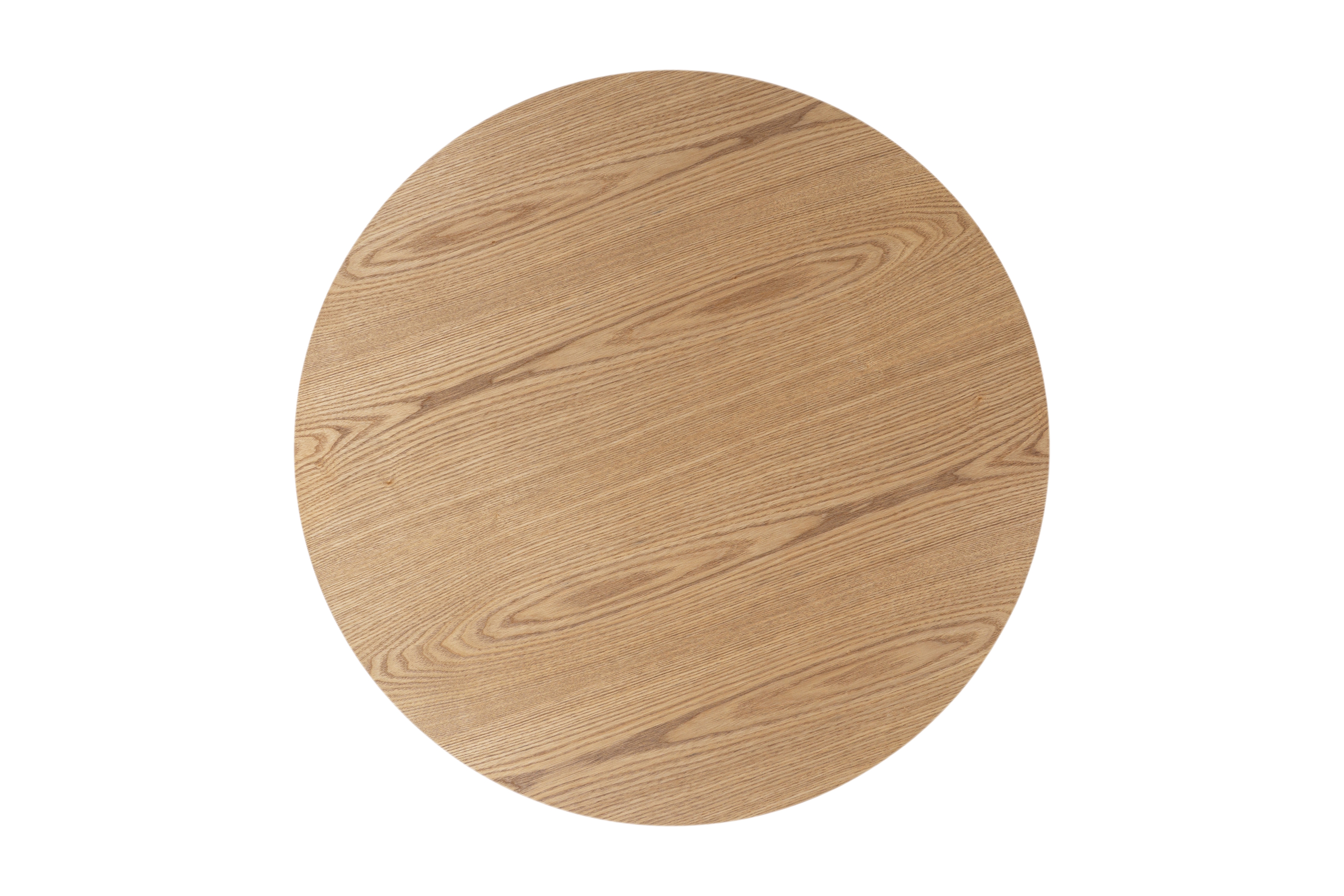 Stolik kawowy Nomis 80 cm okrągły - miel / jesion 