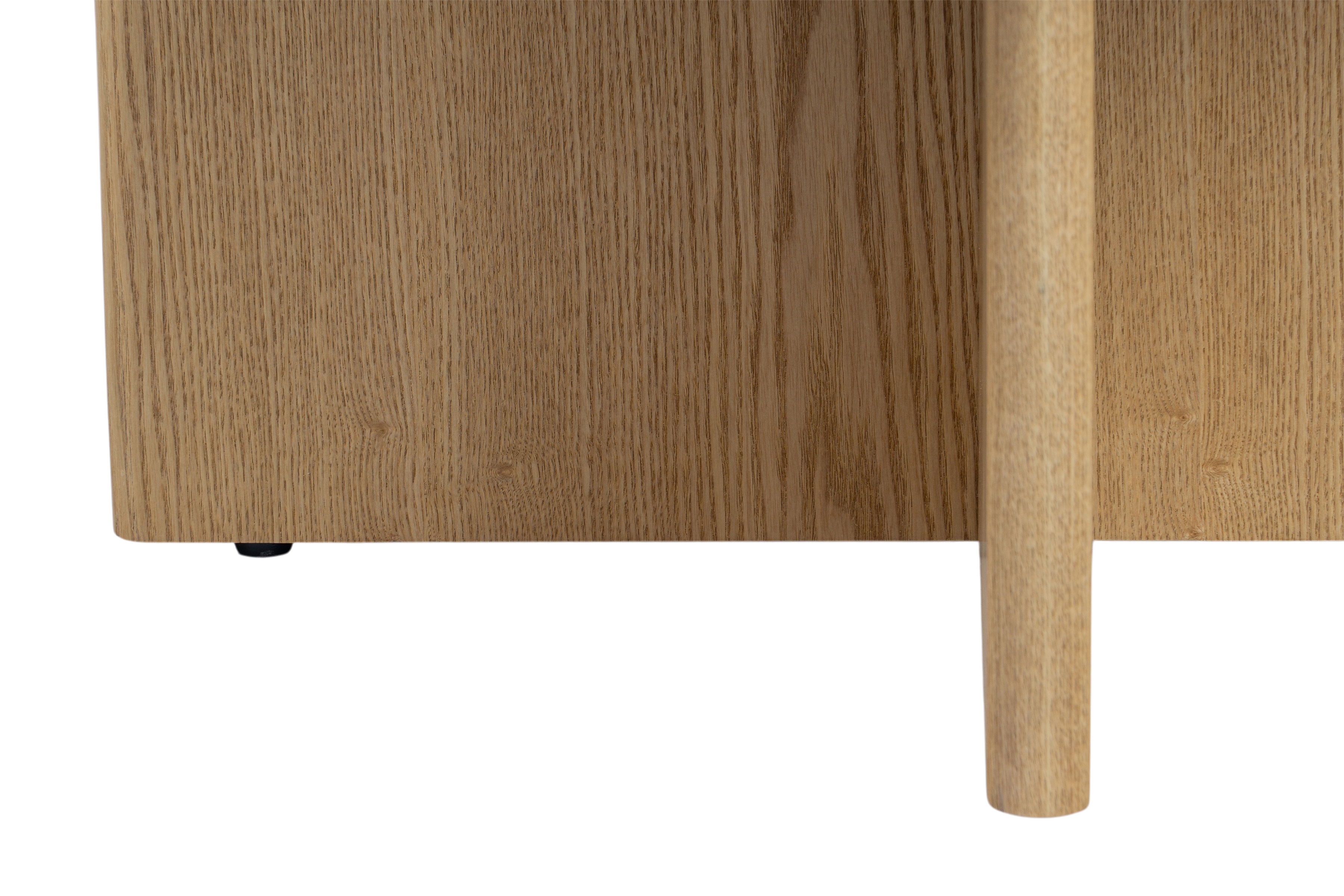 Stolik kawowy Nomis 80 cm okrągły - miel / jesion 