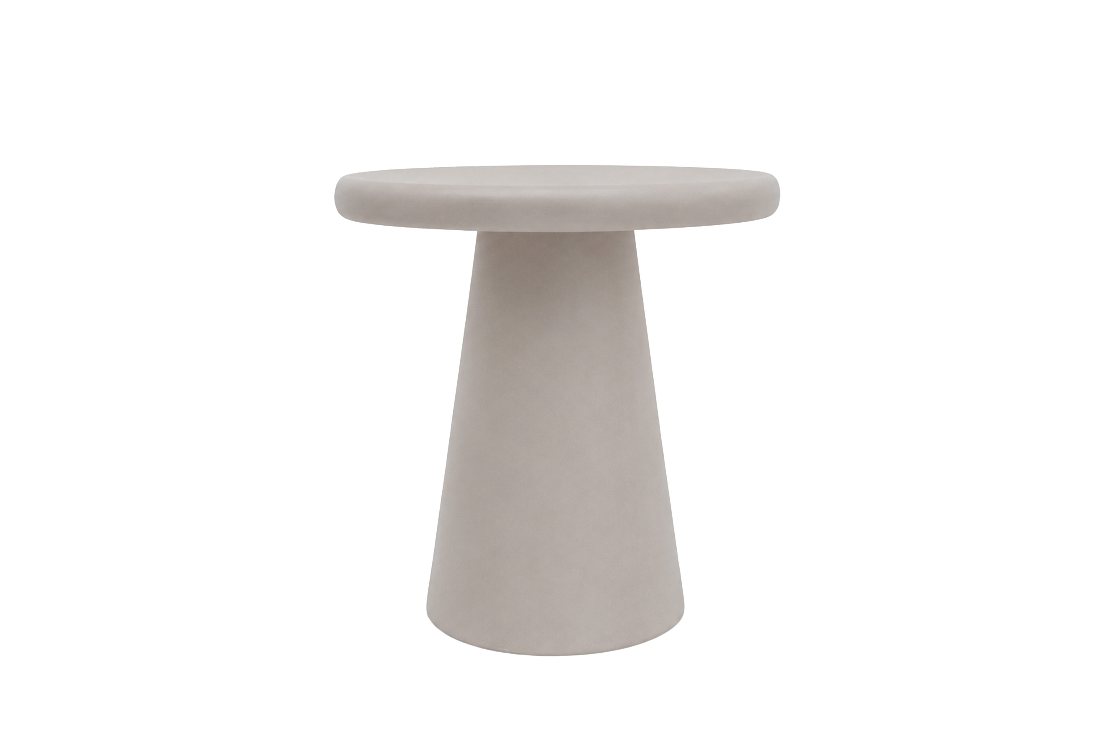 Stolik kawowy okrągły Clav 45 cm - jasny szary