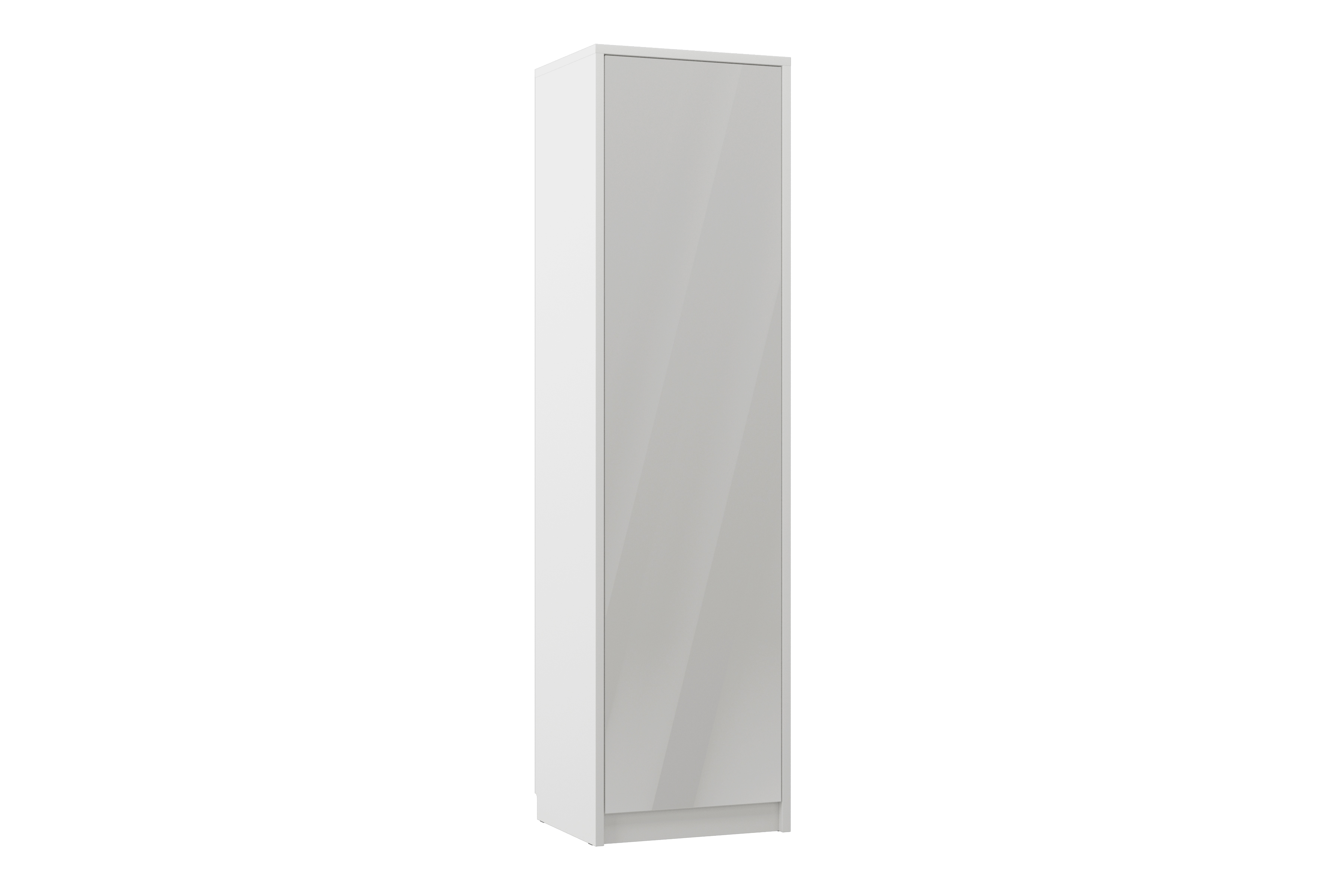 Szafa P - 60 cm do półkotapczanów Genius - biały połysk