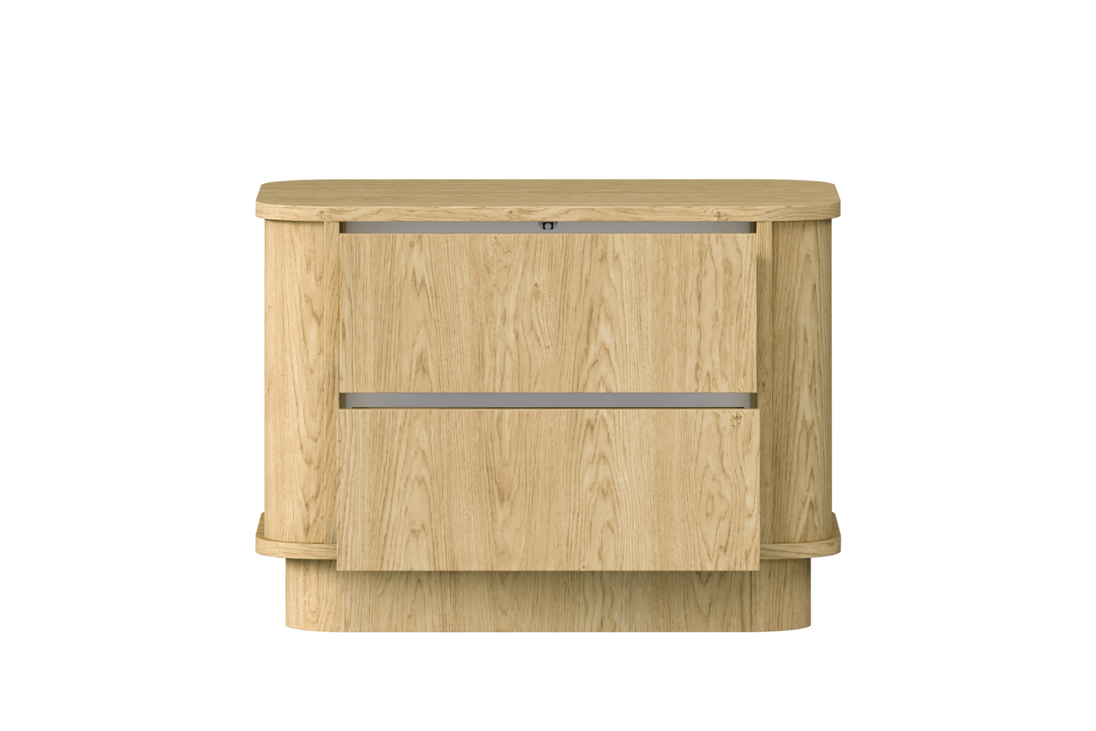 Szafka nocna Vello 63 cm z szufladami - dąb baltic dune