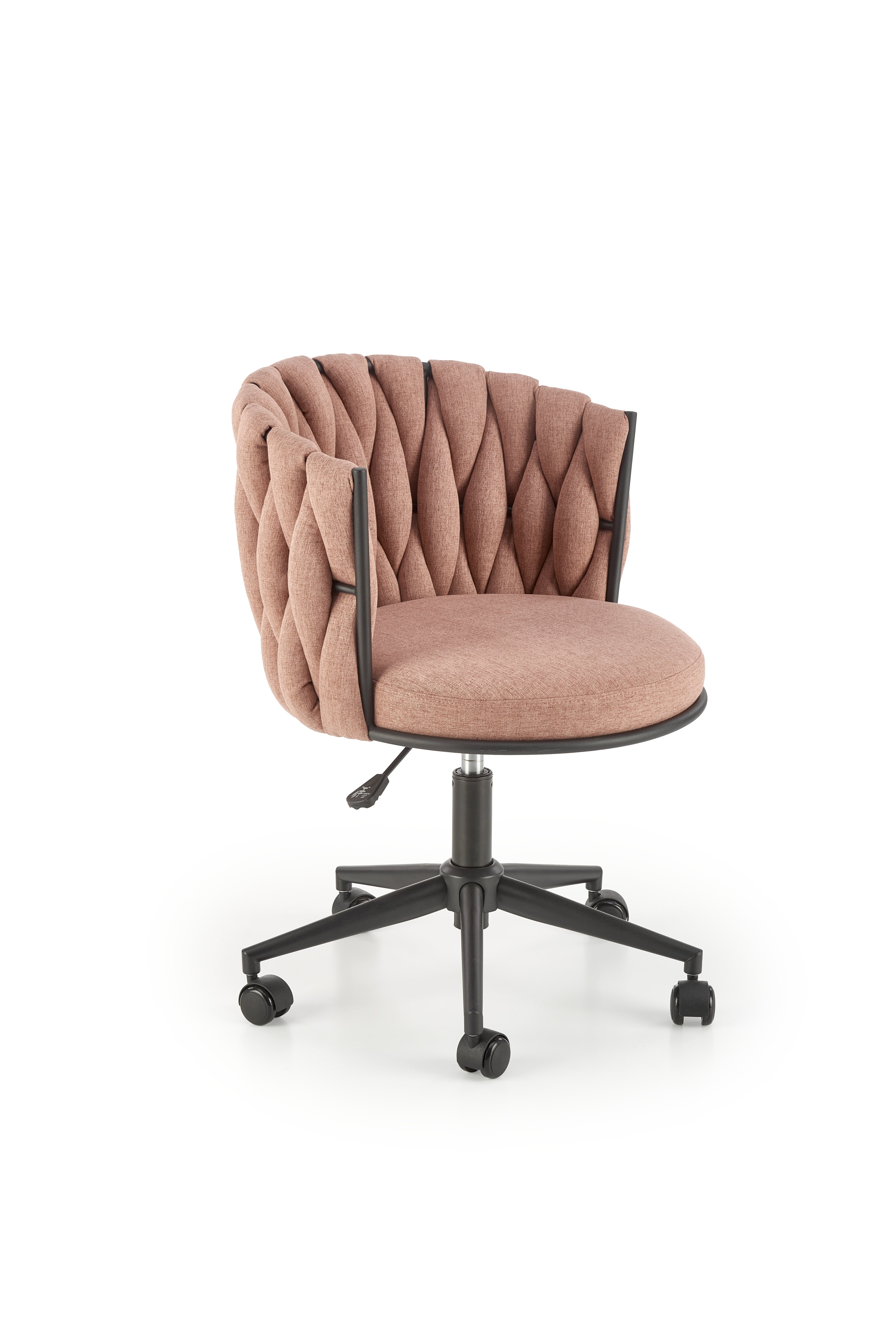 Fotel tapicerowany Talon - różowy talon fotel gabinetowy różowy