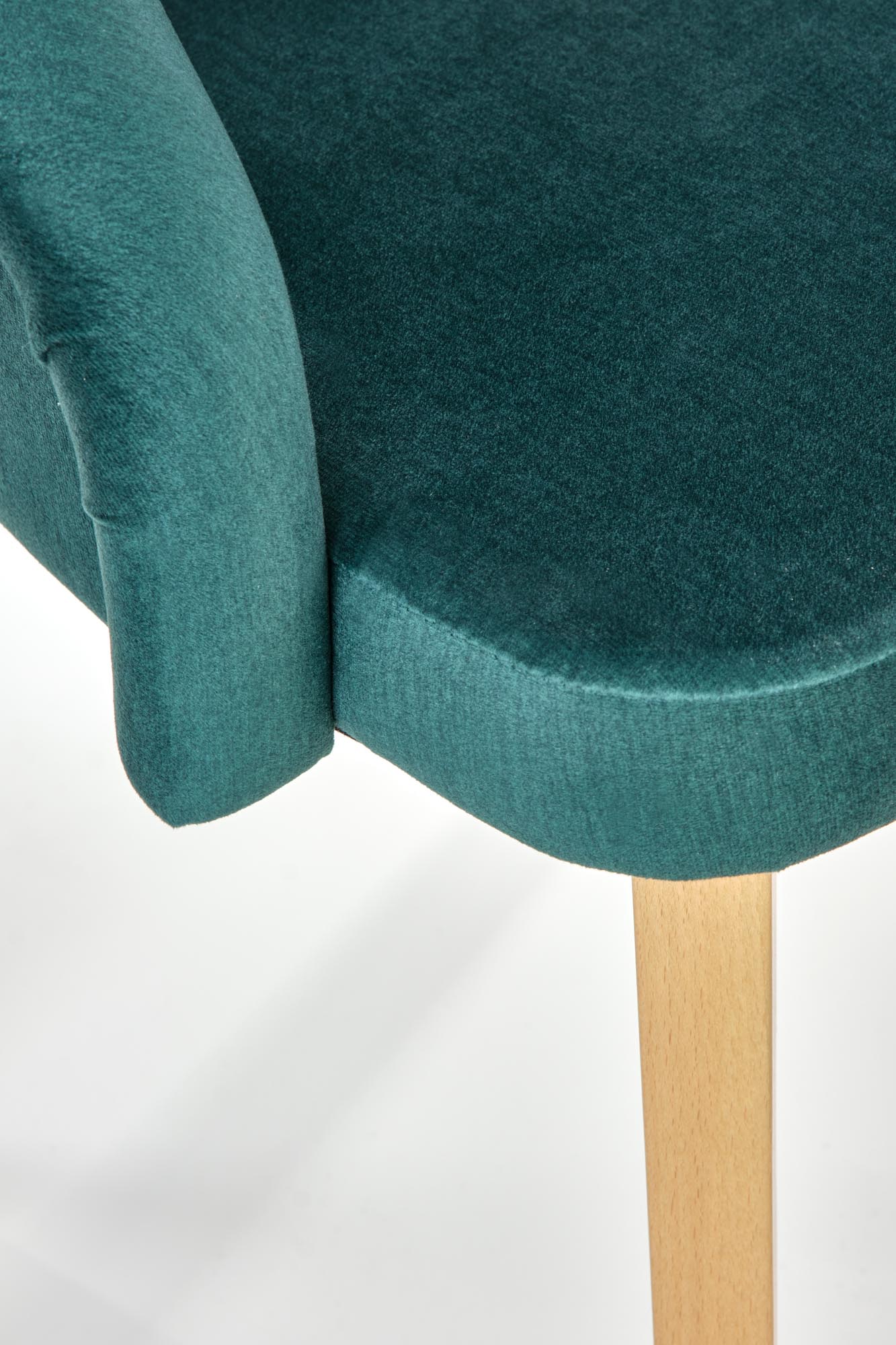 TOLEDO 2 krzesło dąb miodowy / tap. MONOLITH 37 (ciemny zielony) toledo 2 krzesło dąb miodowy / tap. monolith 37 (ciemny zielony)