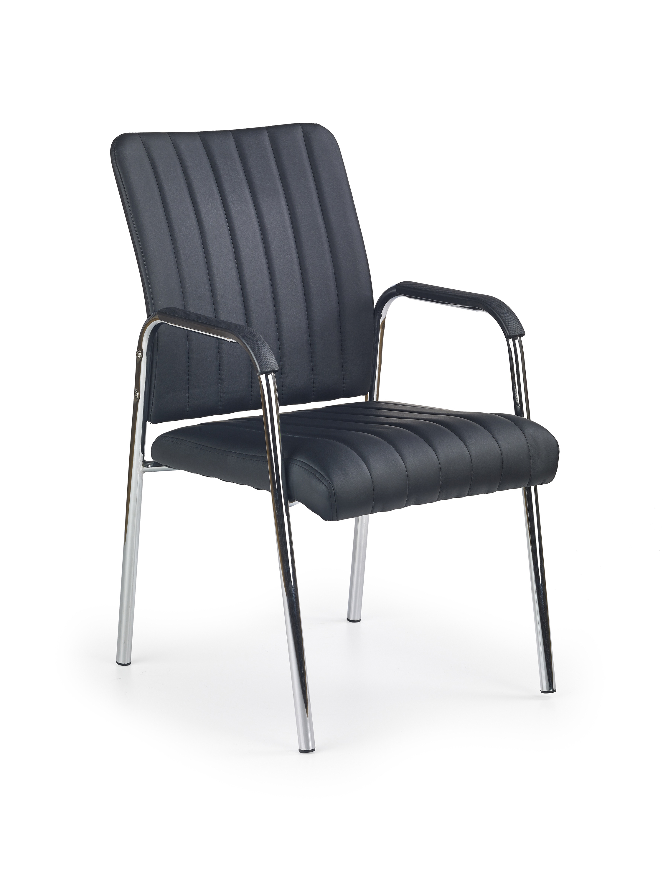 Krzesło konferencyjne Vigor - czarne krzesło biurowe 
