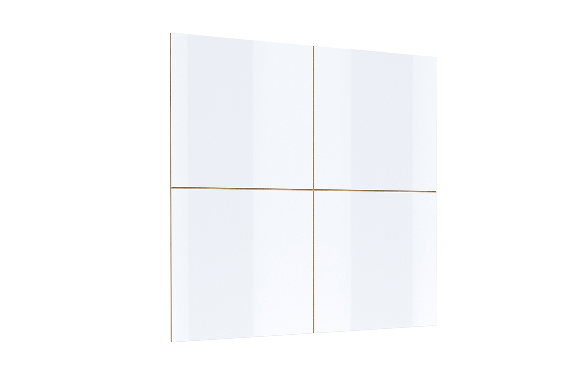 Zestaw 4 szt. paneli na ściane Celine - biały białe panele na ścianę