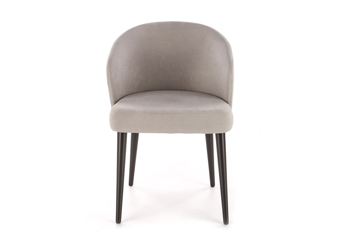Krzesło tapicerowane Alagon na drewnianych nogach - Dream 26 / Megan 353 / czarny szare krzesło na drewnianych nogach