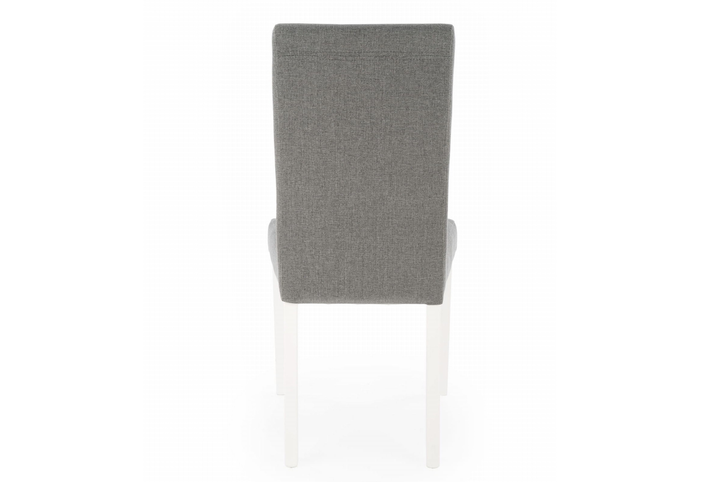 Krzesło tapicerowane Umina z drewnianymi nogami - Inari 91 / szary / białe nogi Krzesło tapicerowane Umina z drewnianymi nogami - Inari 91 / szary / białe nogi