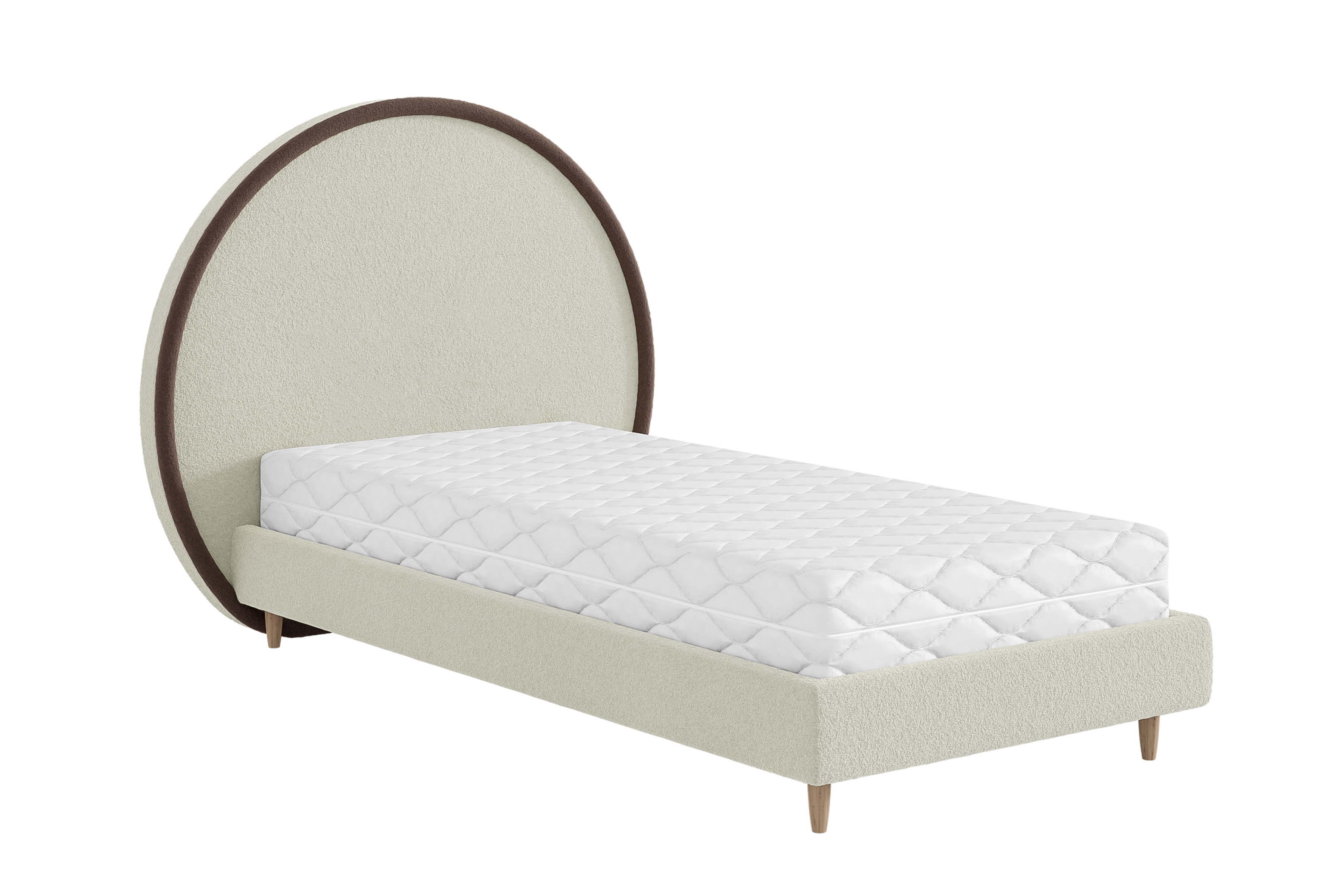 Tapicerowane łóżko młodzieżowe Visto - 90x200  Tapicerowane łóżko młodzieżowe Visto - 90x200 
