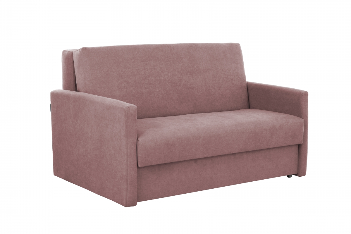 Sofa rozkładana Amerykanka Jolka 120 różowy fotel amerykanka 