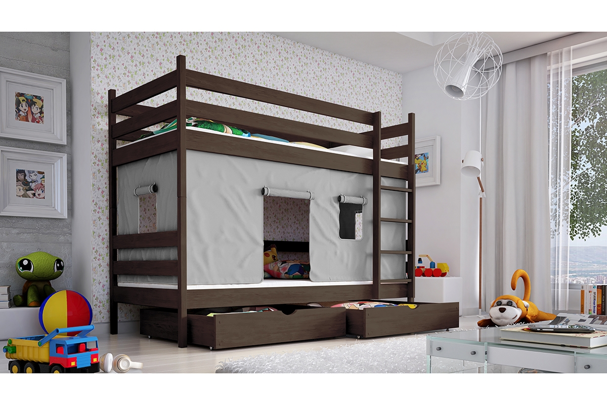 Łóżko Revio piętrowe PP 011 Certyfikat łóżko domek