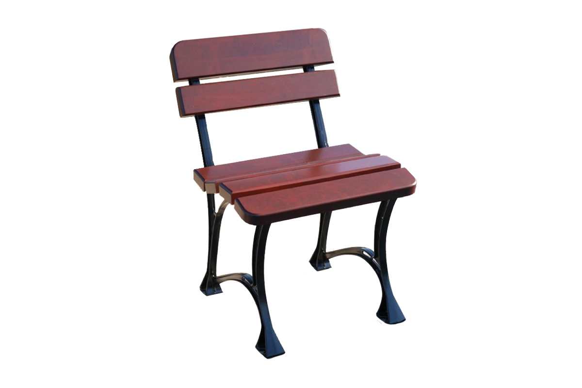 Krzesło ogrodowe Królewskie bez podłokietników - wiśnia klasyczne krzesło ogrodowe