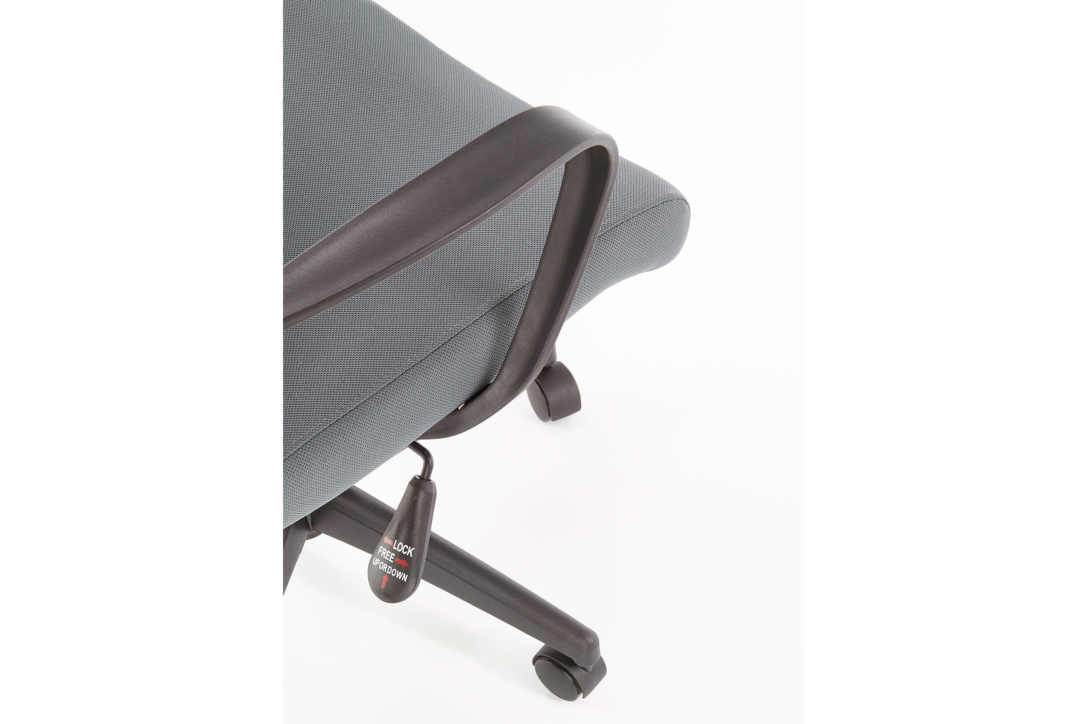 Fotel biurowy Arsen z rekulowanym podparciem pleców - popiel Fotel biurowy Arsen z rekulowanym podparciem pleców - popiel