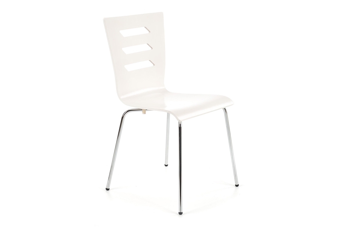 Krzesło K155 z metalowymi nogami - biały Krzesło K155 z metalowymi nogami - biały