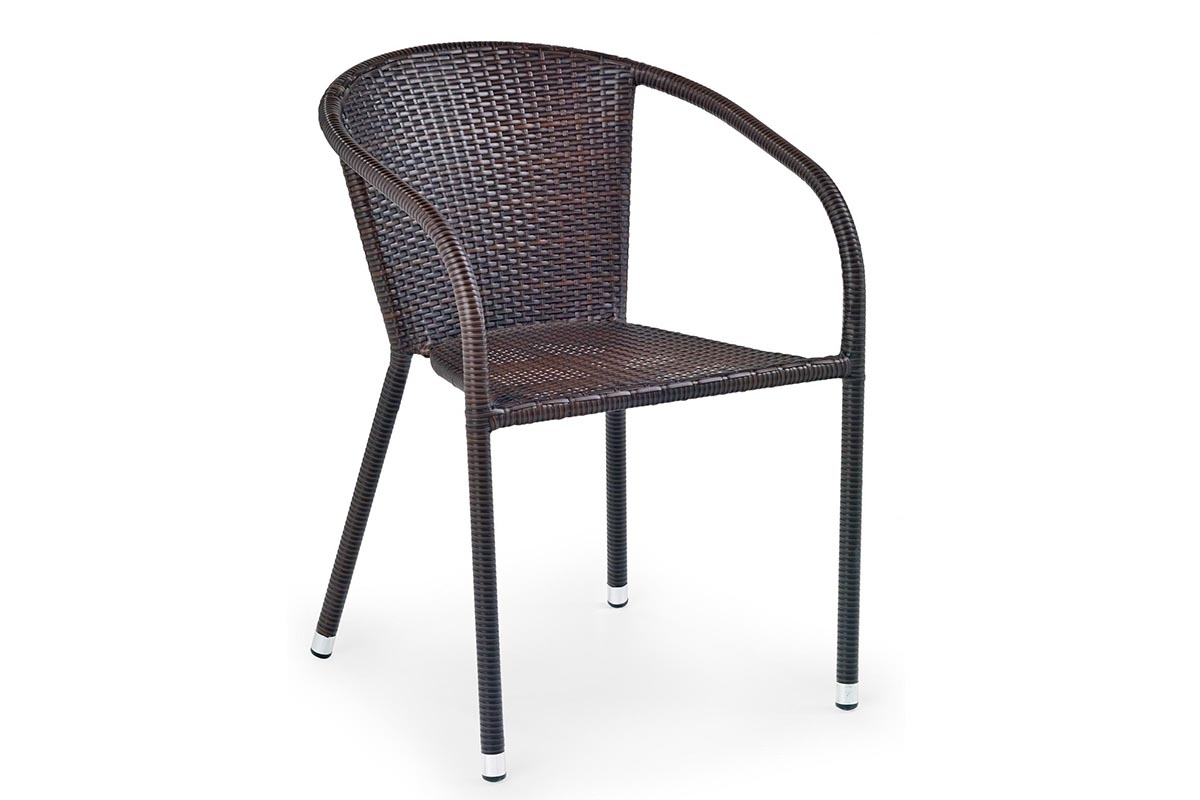 Krzesło ogrodowe Midas - ciemny brąz midas krzesło ciemny brąz