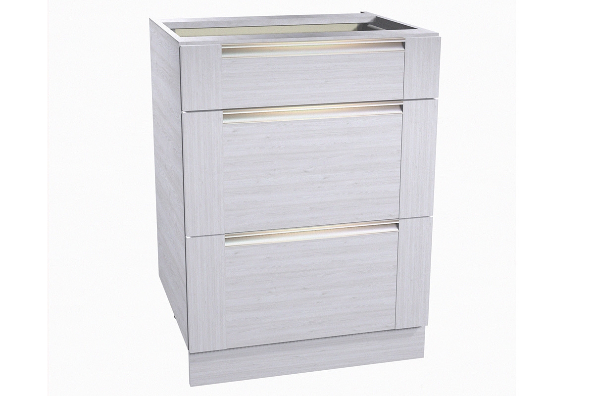 OLIVIA SOFT DS60/3 - szafka dolna z szufladami Metalbox szafka dolna z szufladami Metalbox 