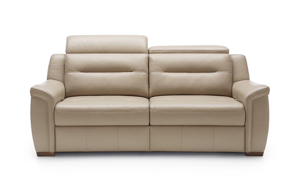 Sofa wypoczynkowa Salmo z manualną funkcją relaks  sofa w skórze 