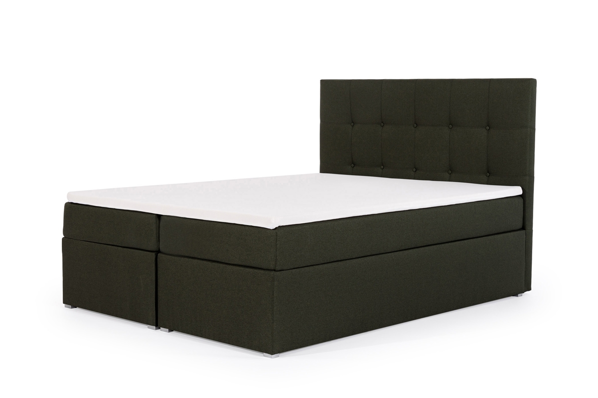 Łóżko kontynentalne Nerino - 160x200 łóżko z wysokim wezgłowiem 