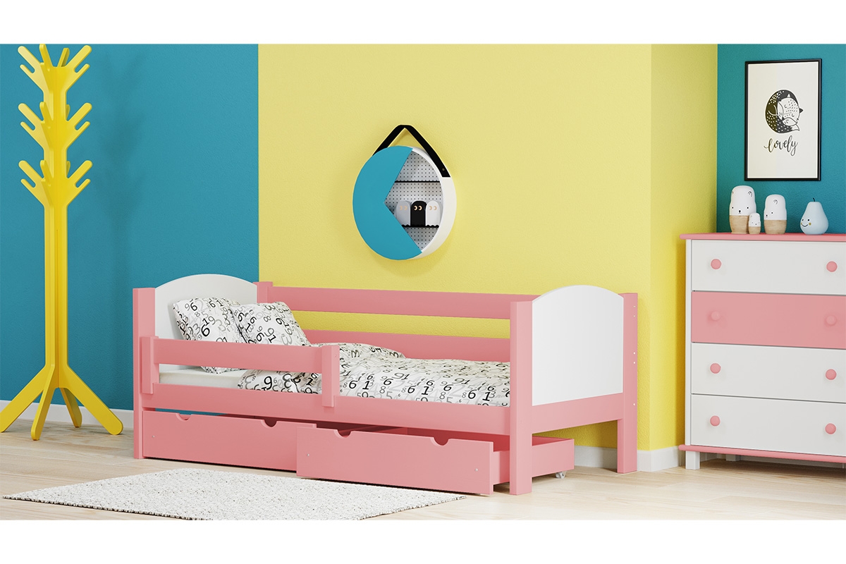 Łóżko dziecięce drewniane Denis II łóżko dla trzylatka