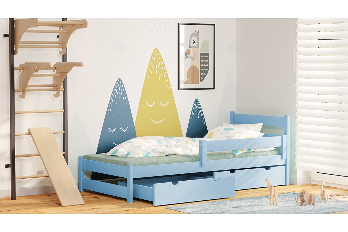 Łóżko dziecięce drewniane Ola łóżko lakierowane