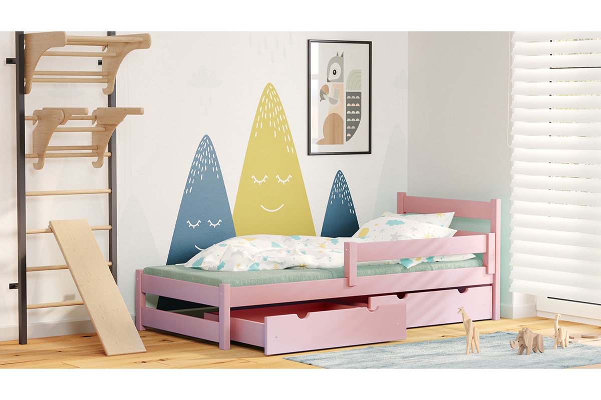 Łóżko dziecięce drewniane Ola łóżko dla przedszkolaka