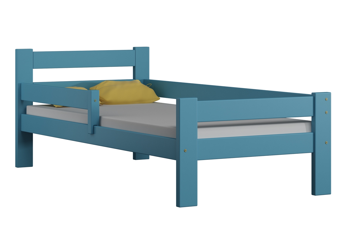 Łóżko dziecięce drewniane Tymek II łózeczko z barierkami